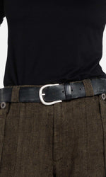 Classic leather belt