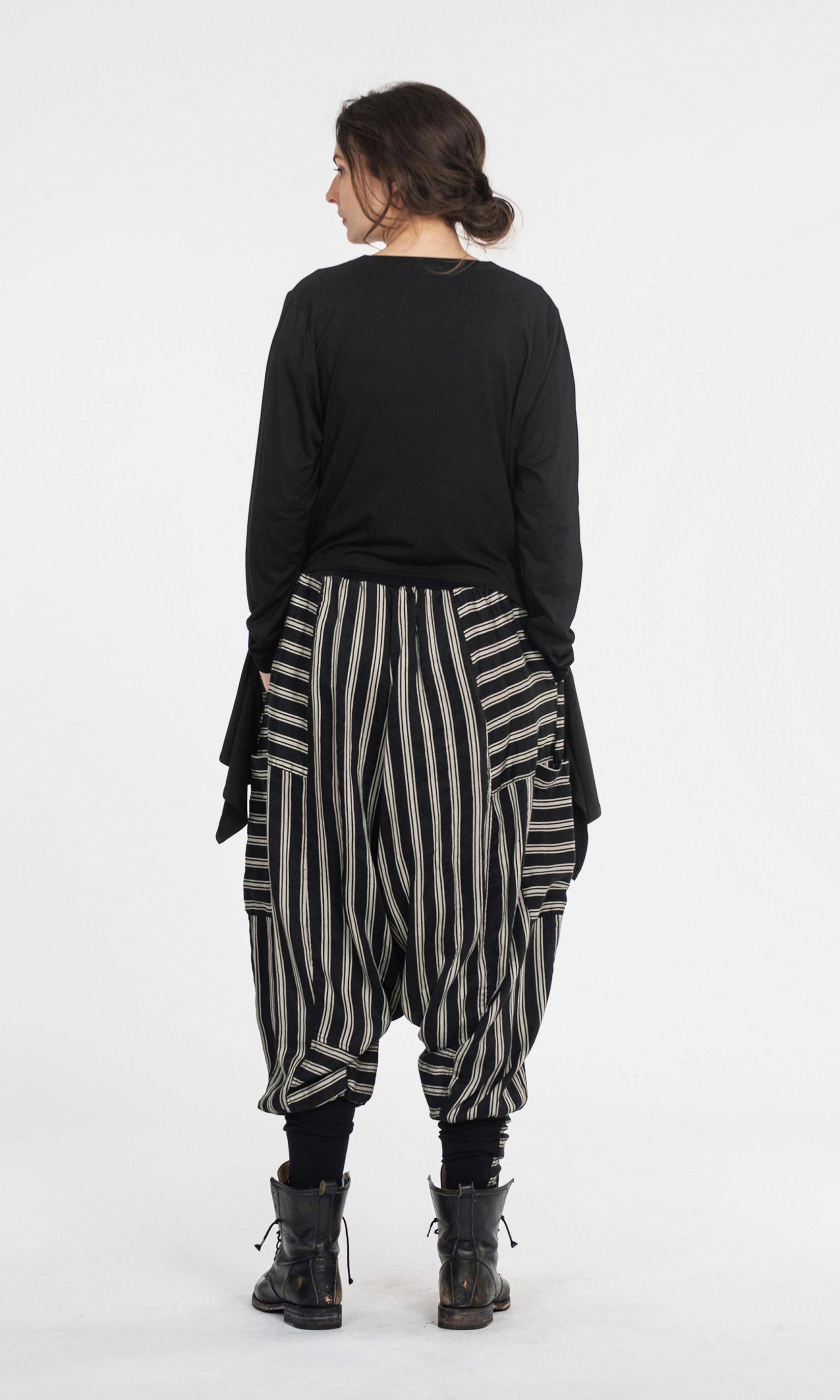 Viscose blouse with flaps