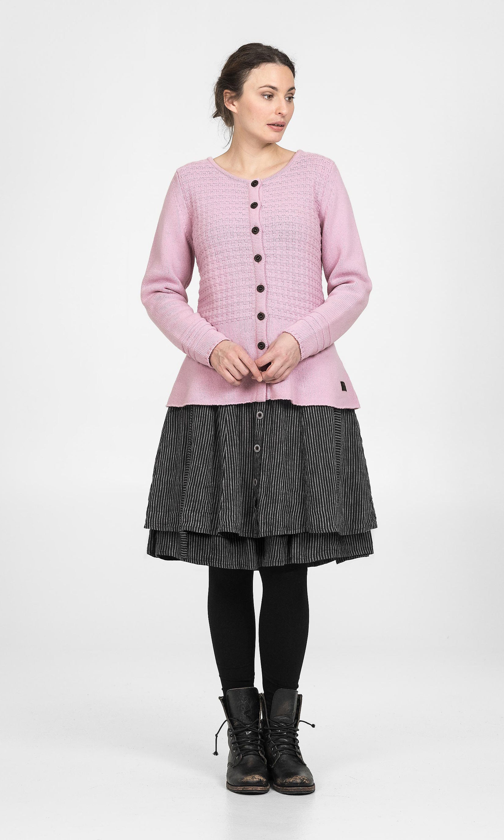 Taillierter Cardigan aus Wolle