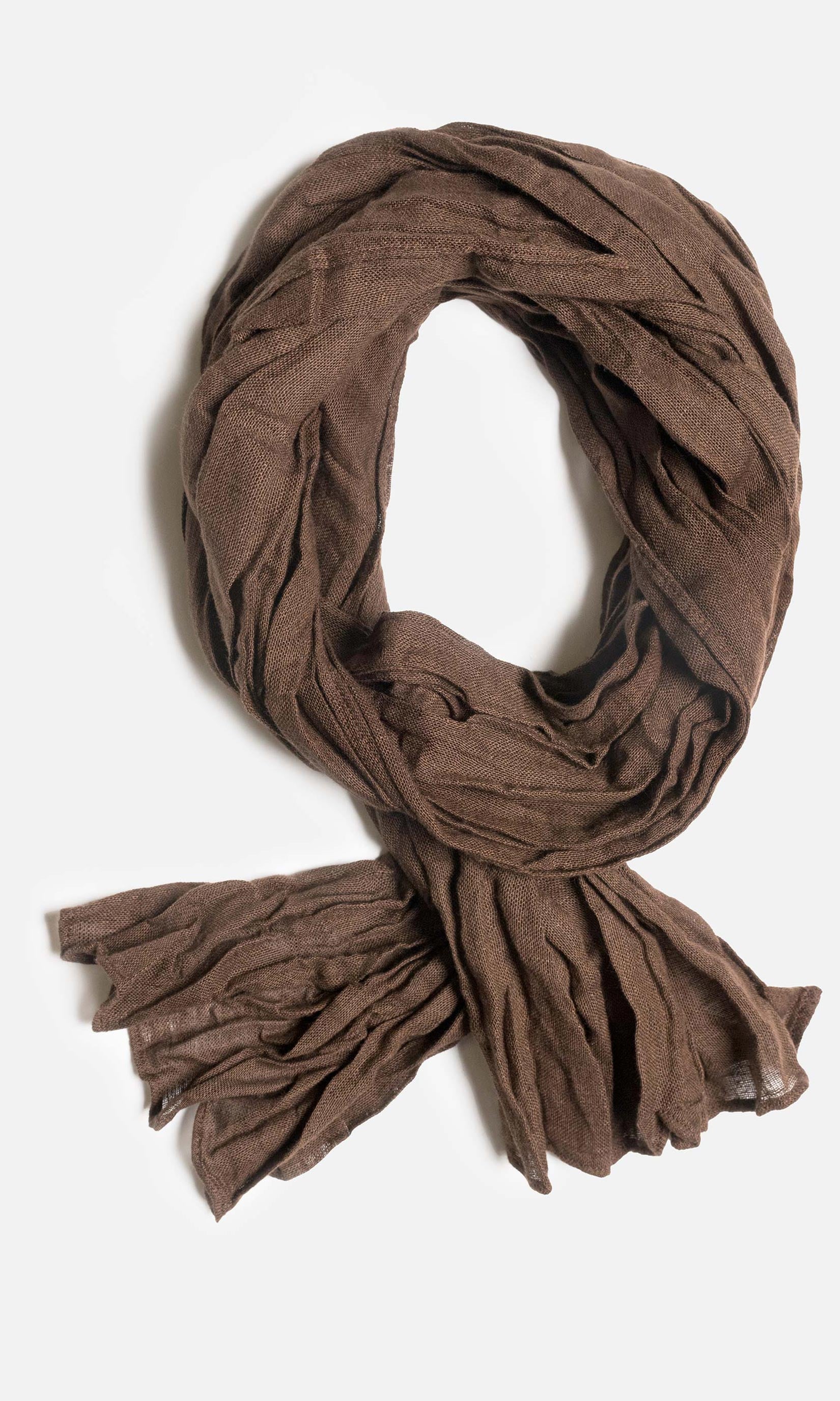 Rectangular linen scarf