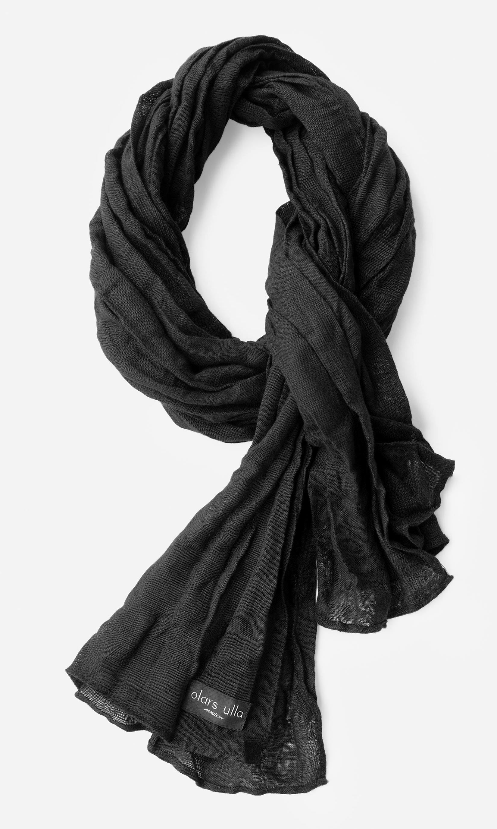 Rechteckiger Leinenschal