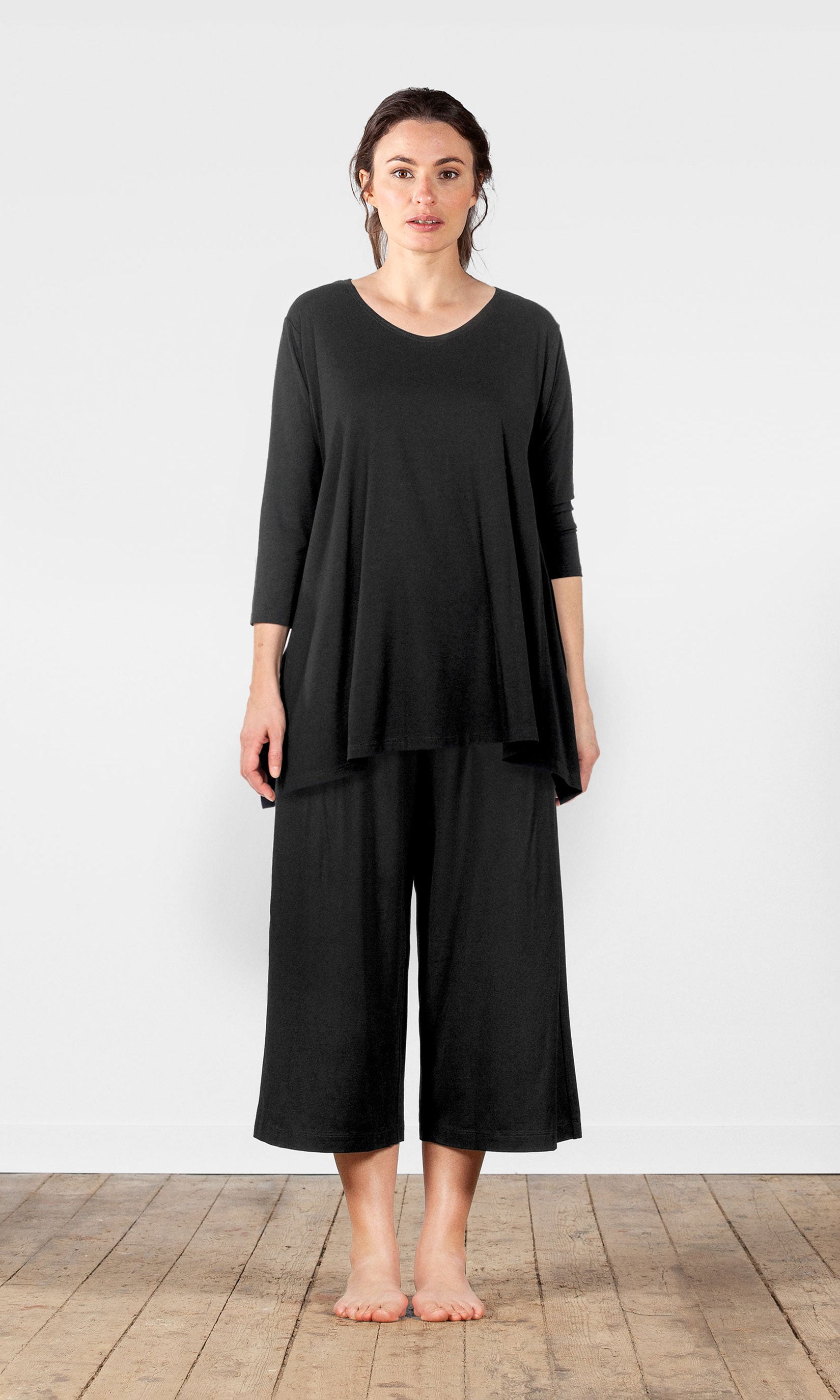 A-line viscose top