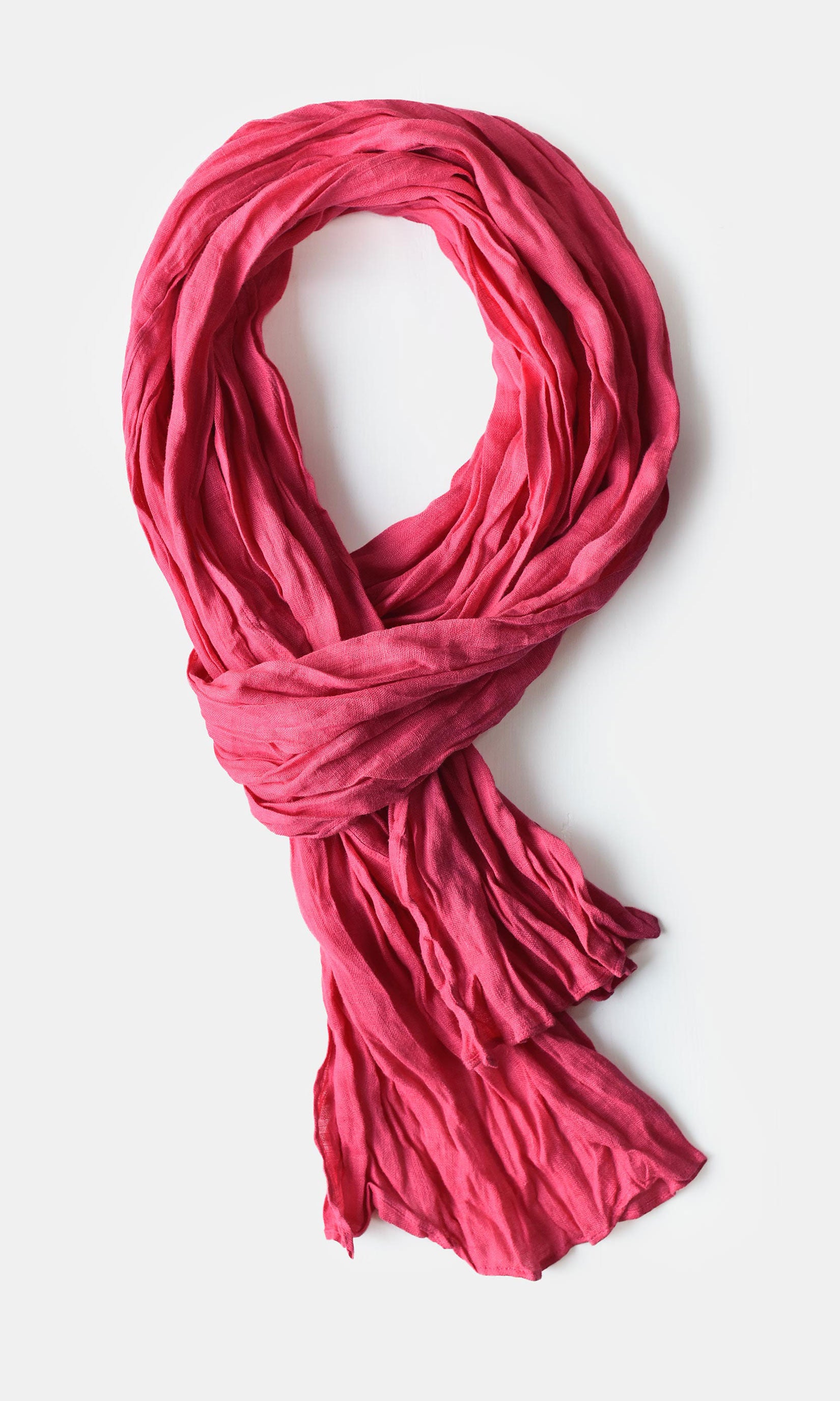 Rectangular linen scarf