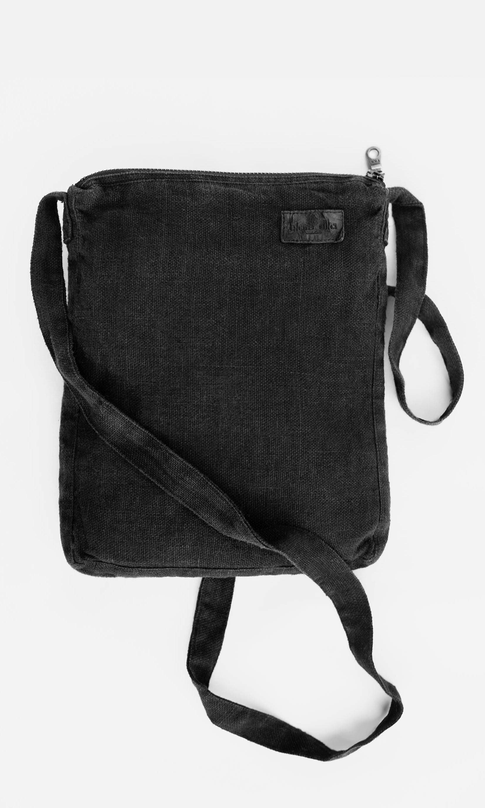 Linen bag with shoulder strap