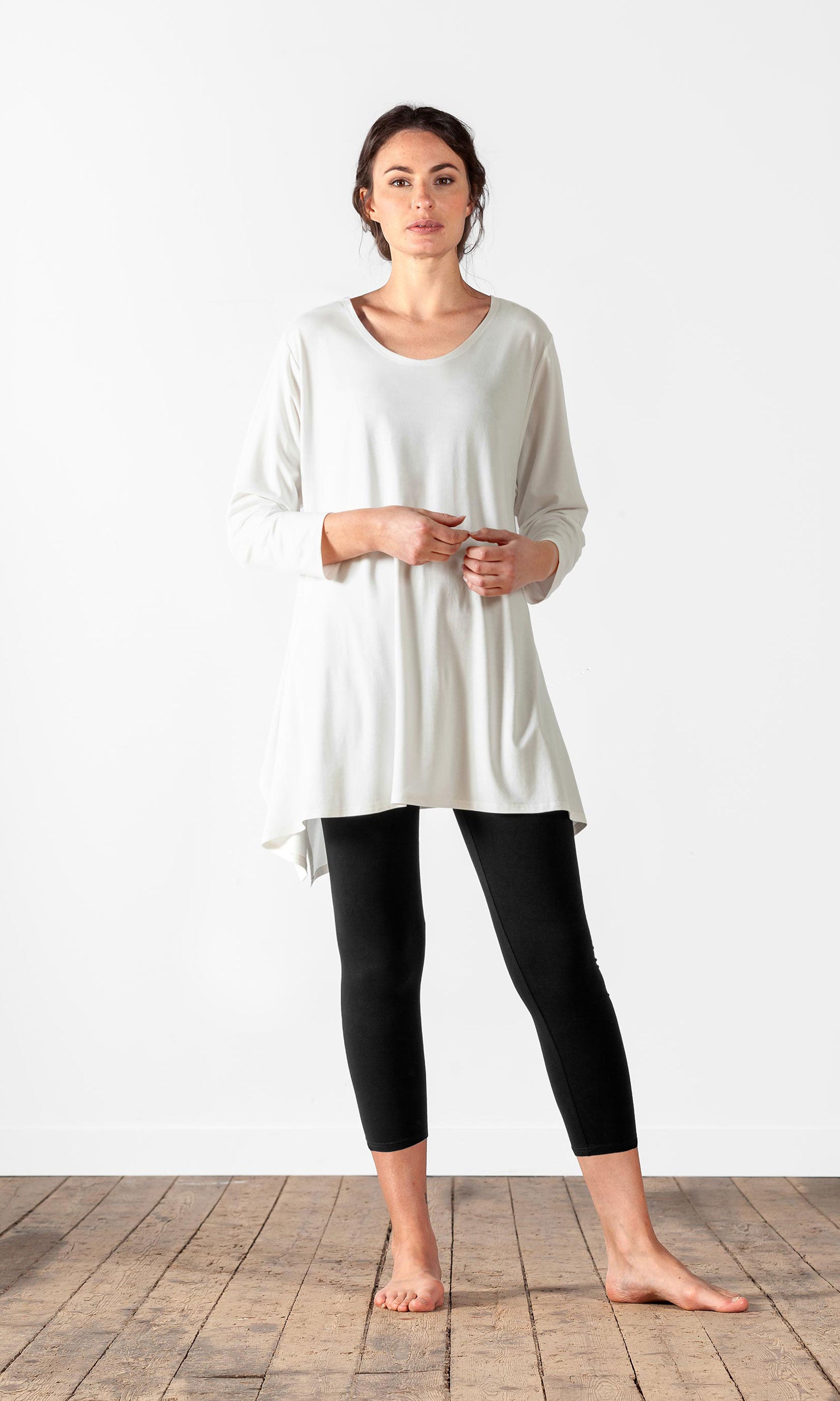 A-line viscose top