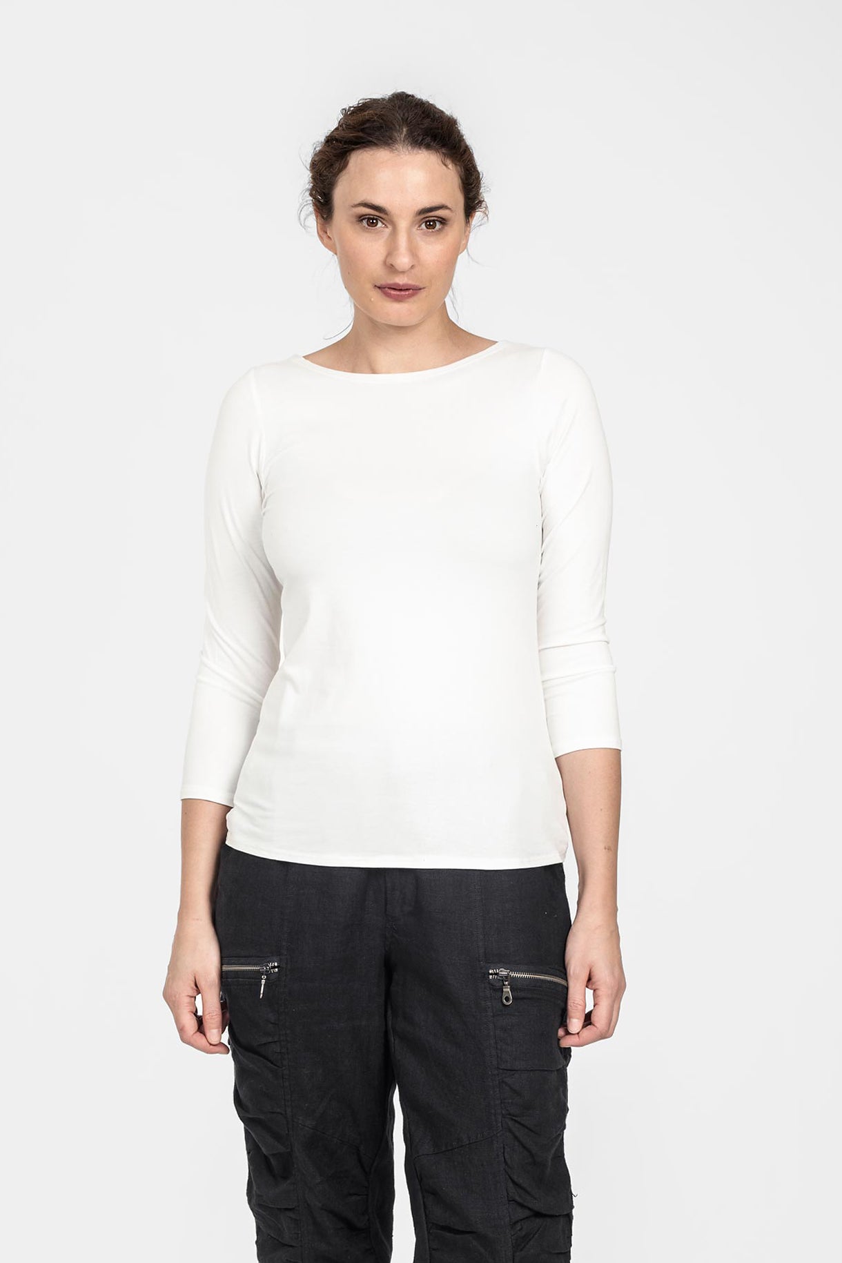 T-shirt med trekvartsärm