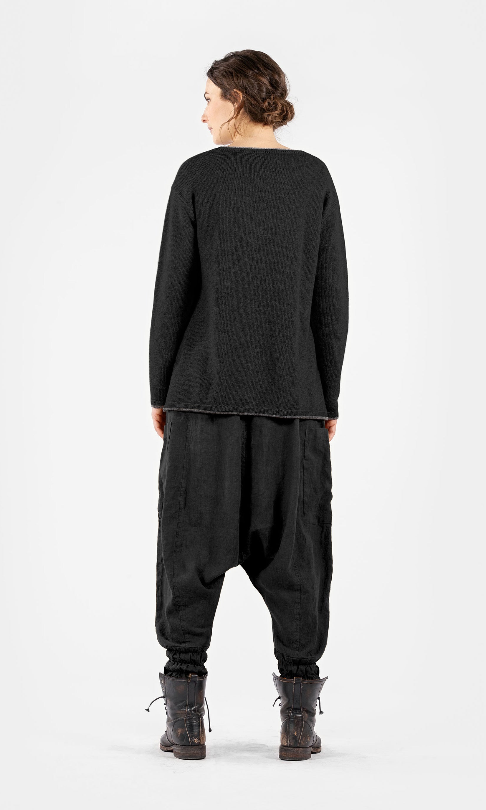 Knitted wool sweater