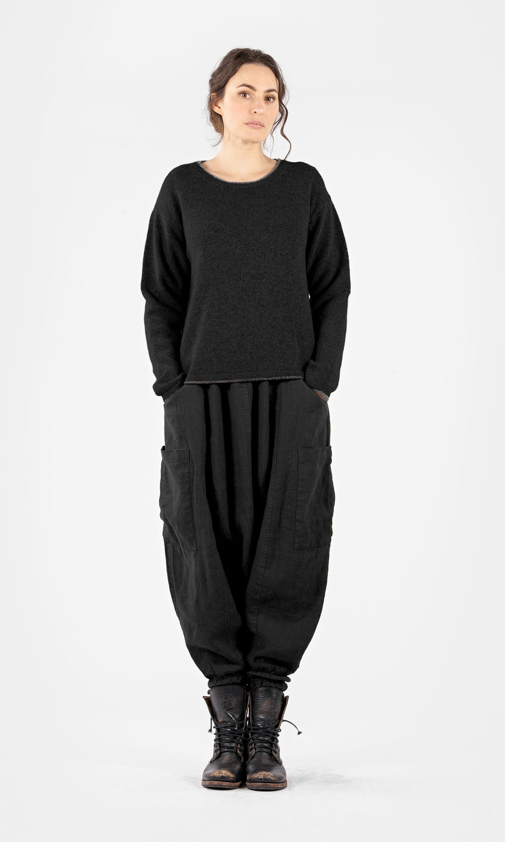 Knitted wool sweater