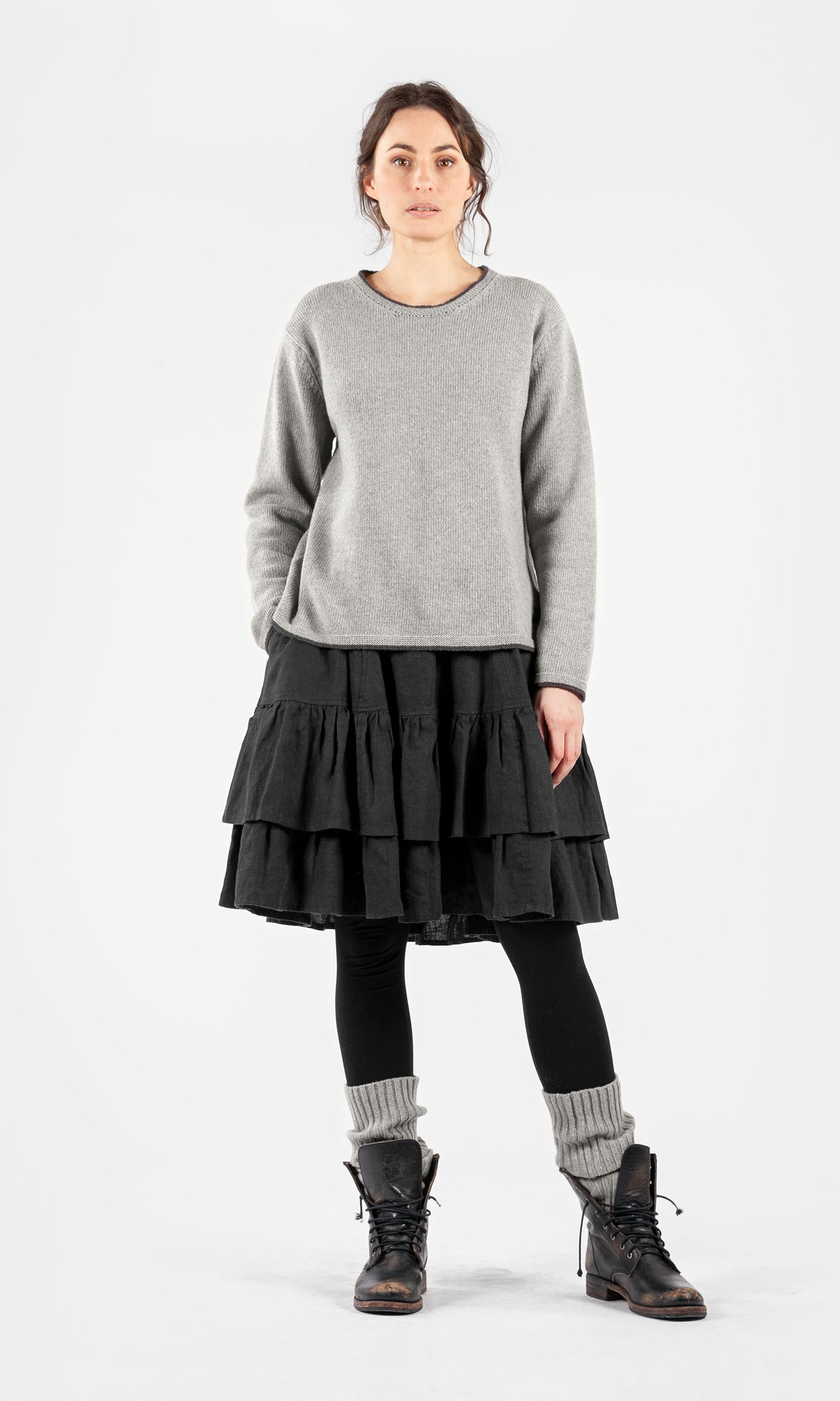 Knitted wool sweater