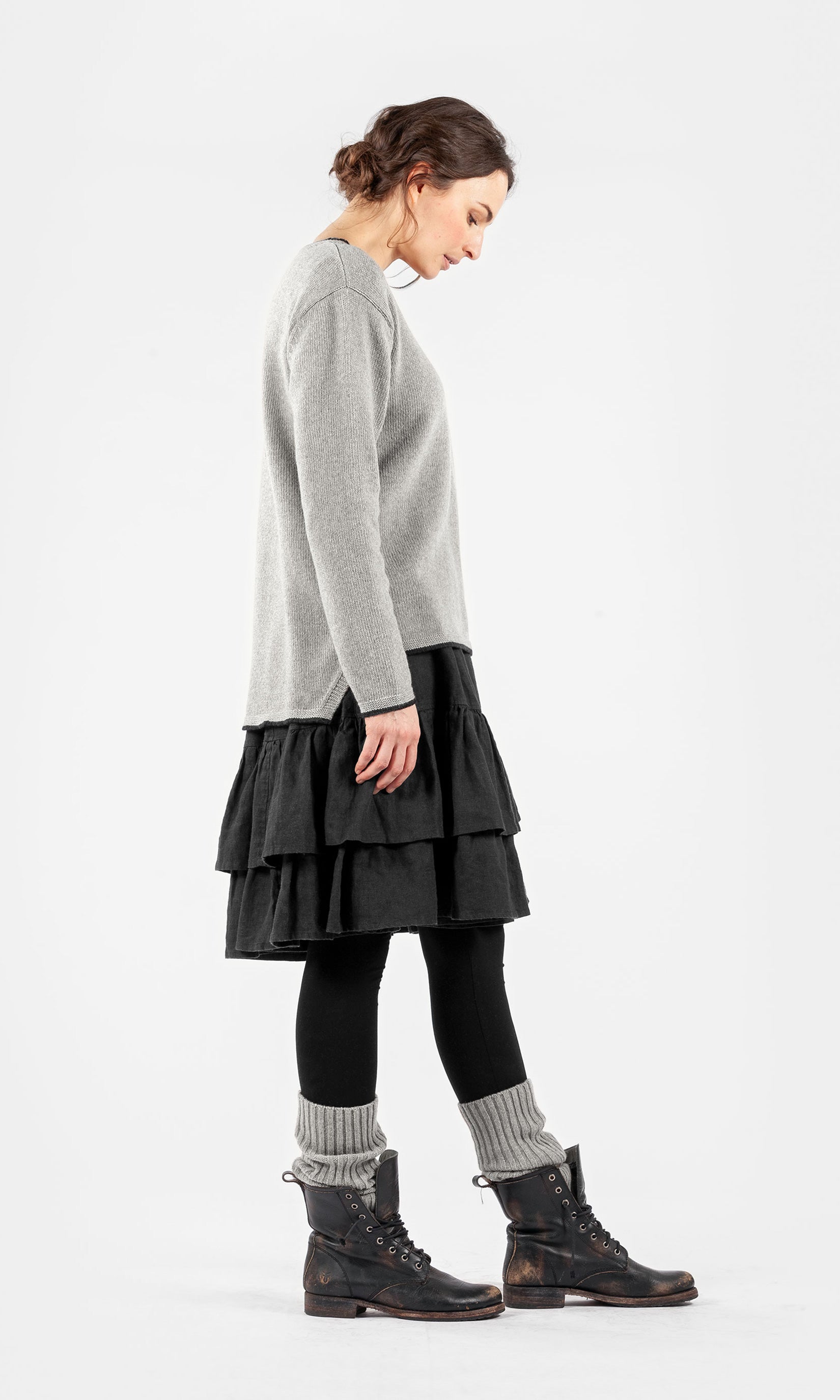 Knitted wool sweater