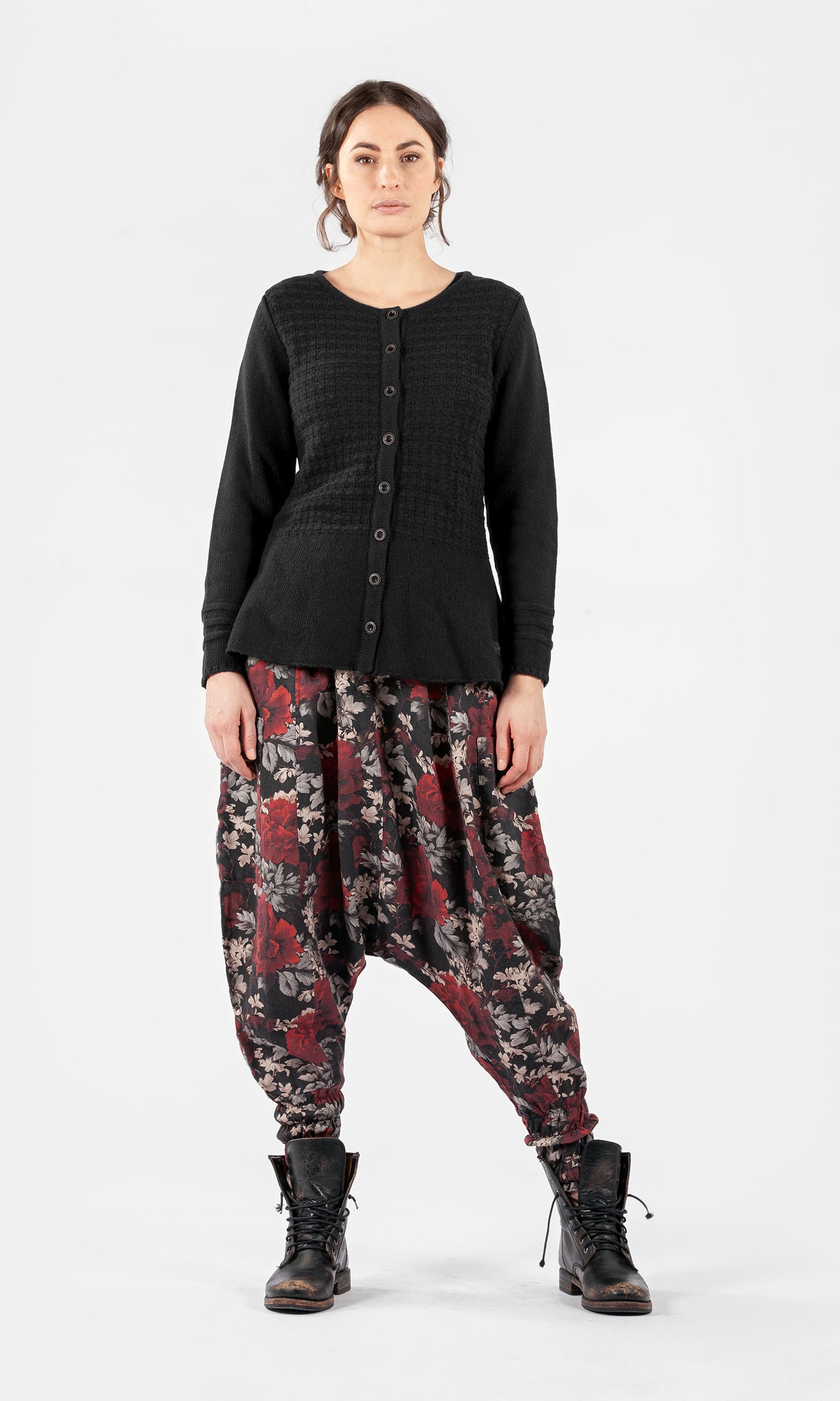 Taillierter Cardigan aus Wolle