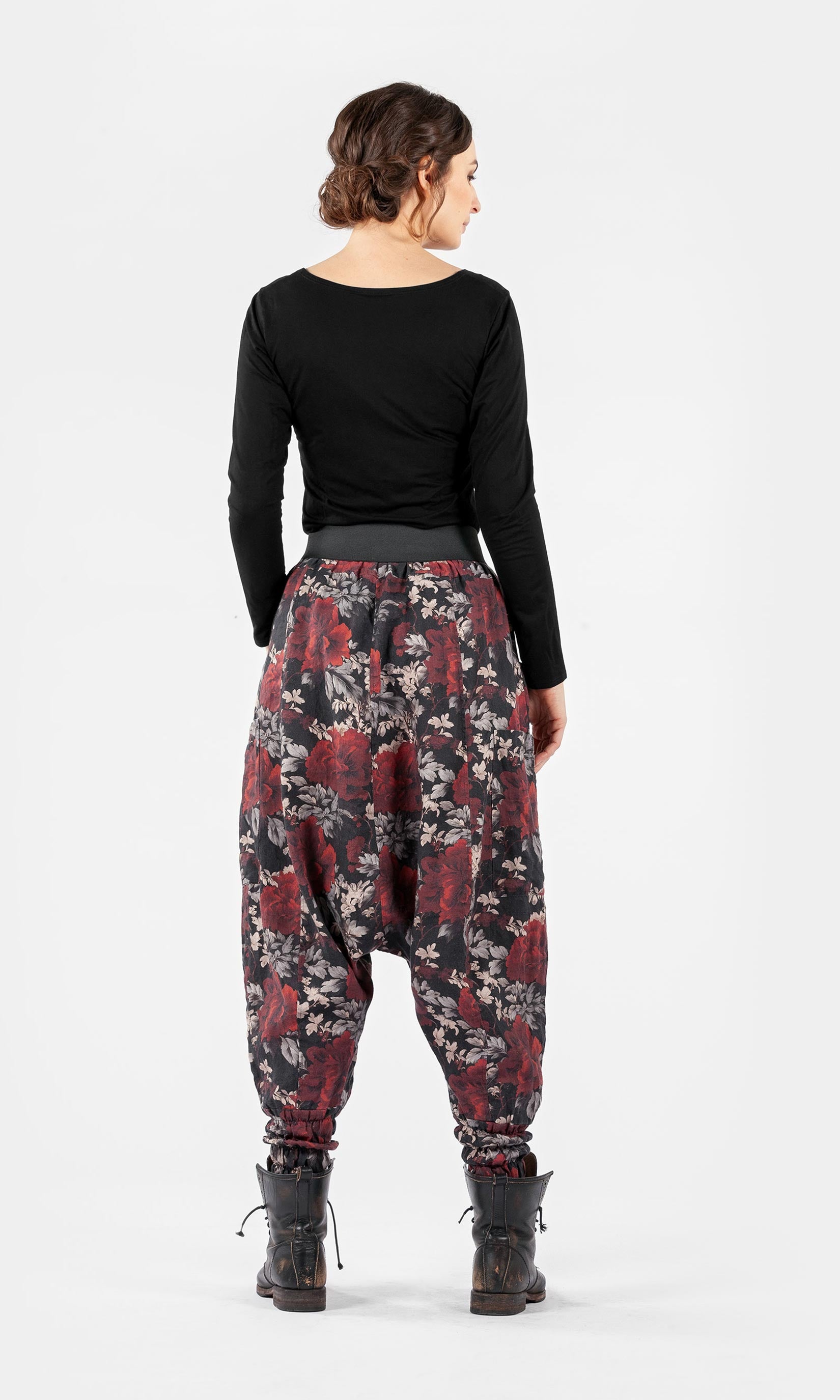 Linen harem pants