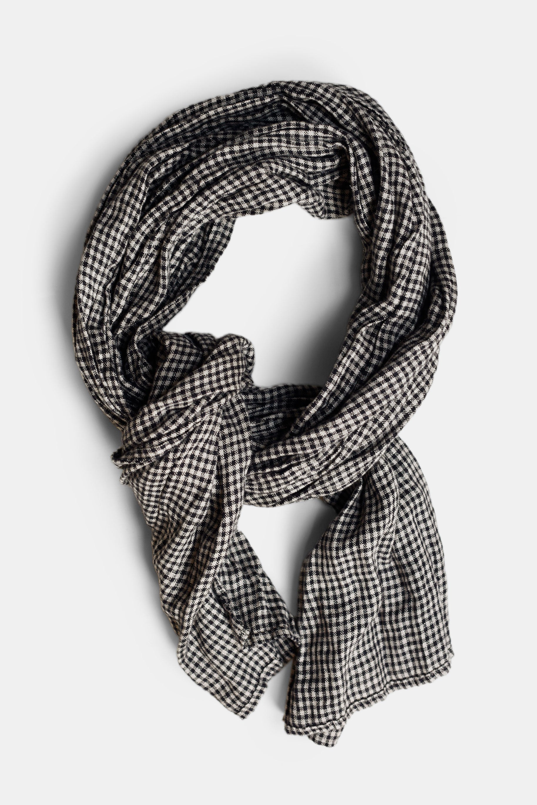 Rectangular linen scarf