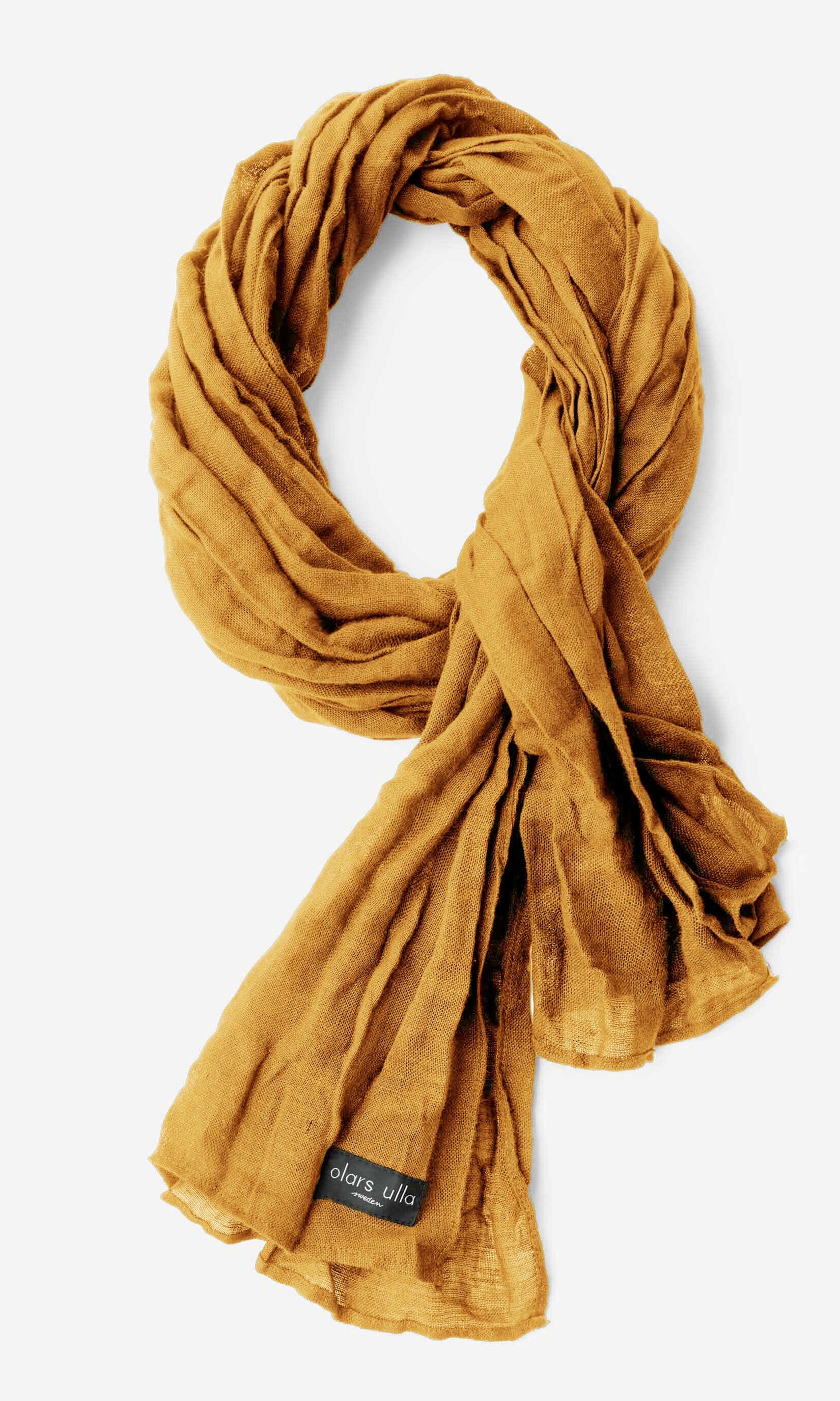 Rectangular linen scarf