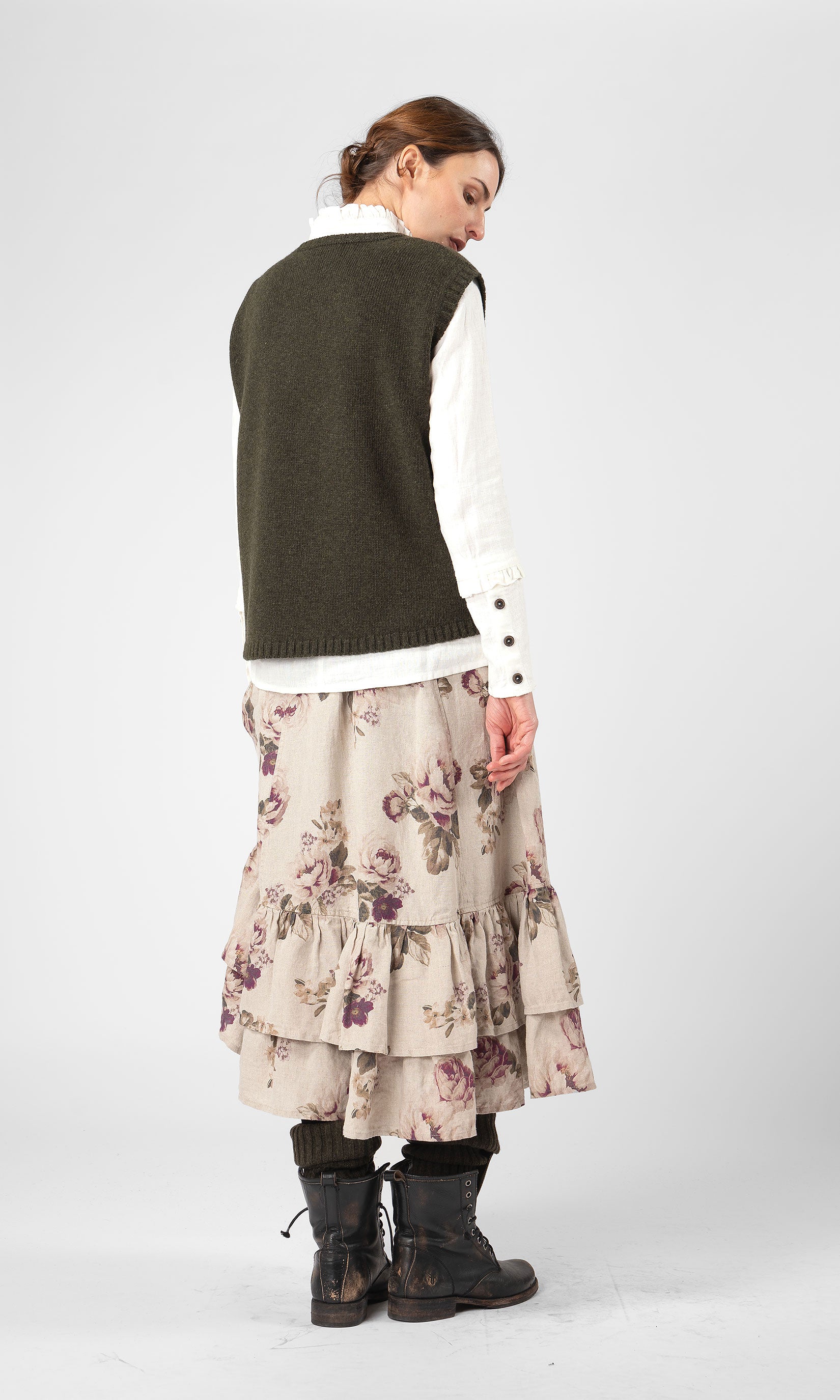 Gestrickte Wollweste