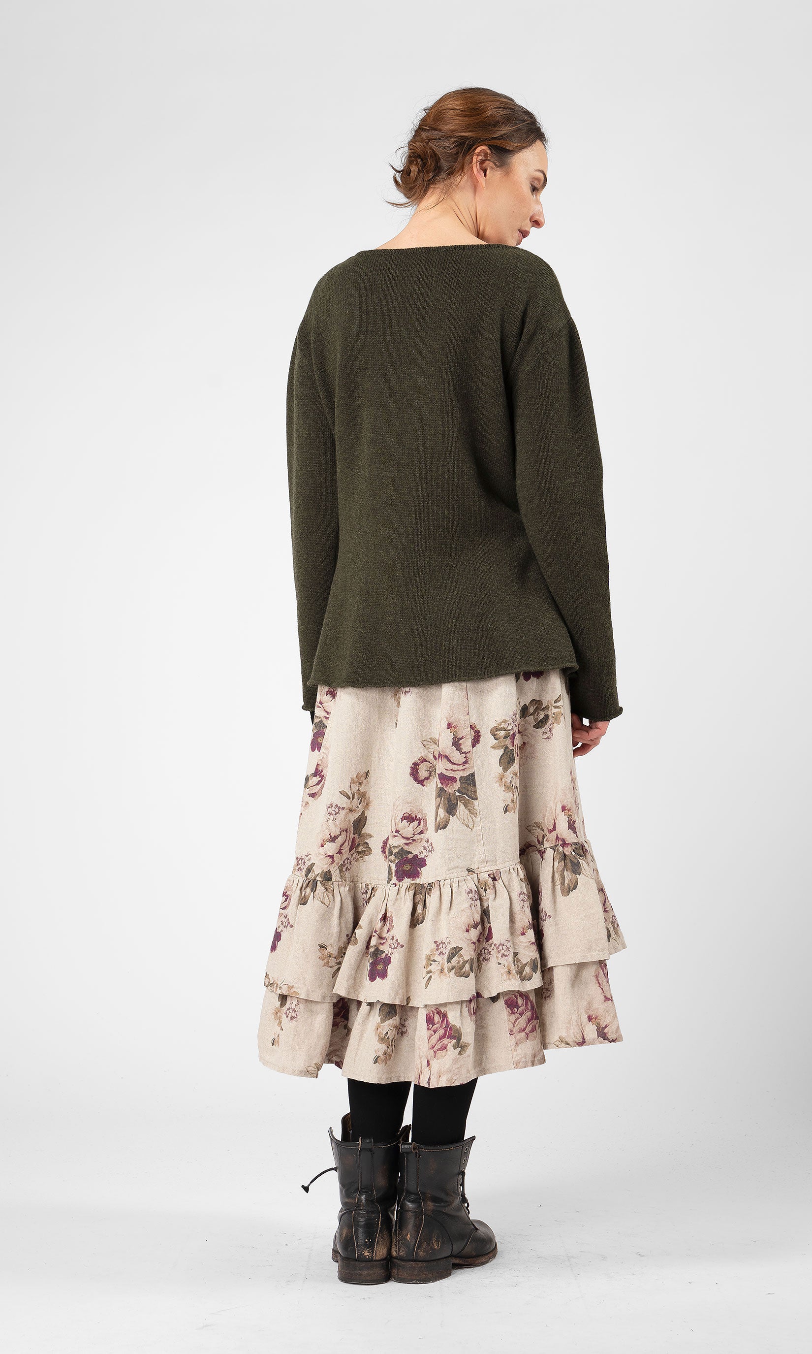 Knitted wool sweater