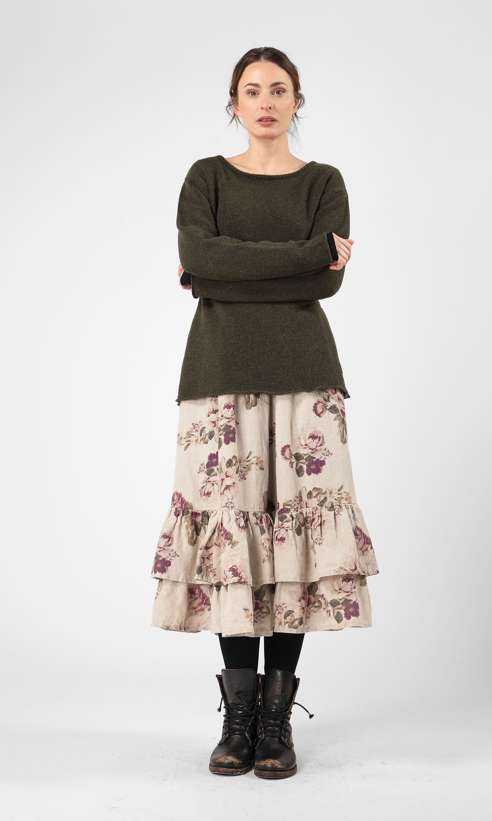 Knitted wool sweater