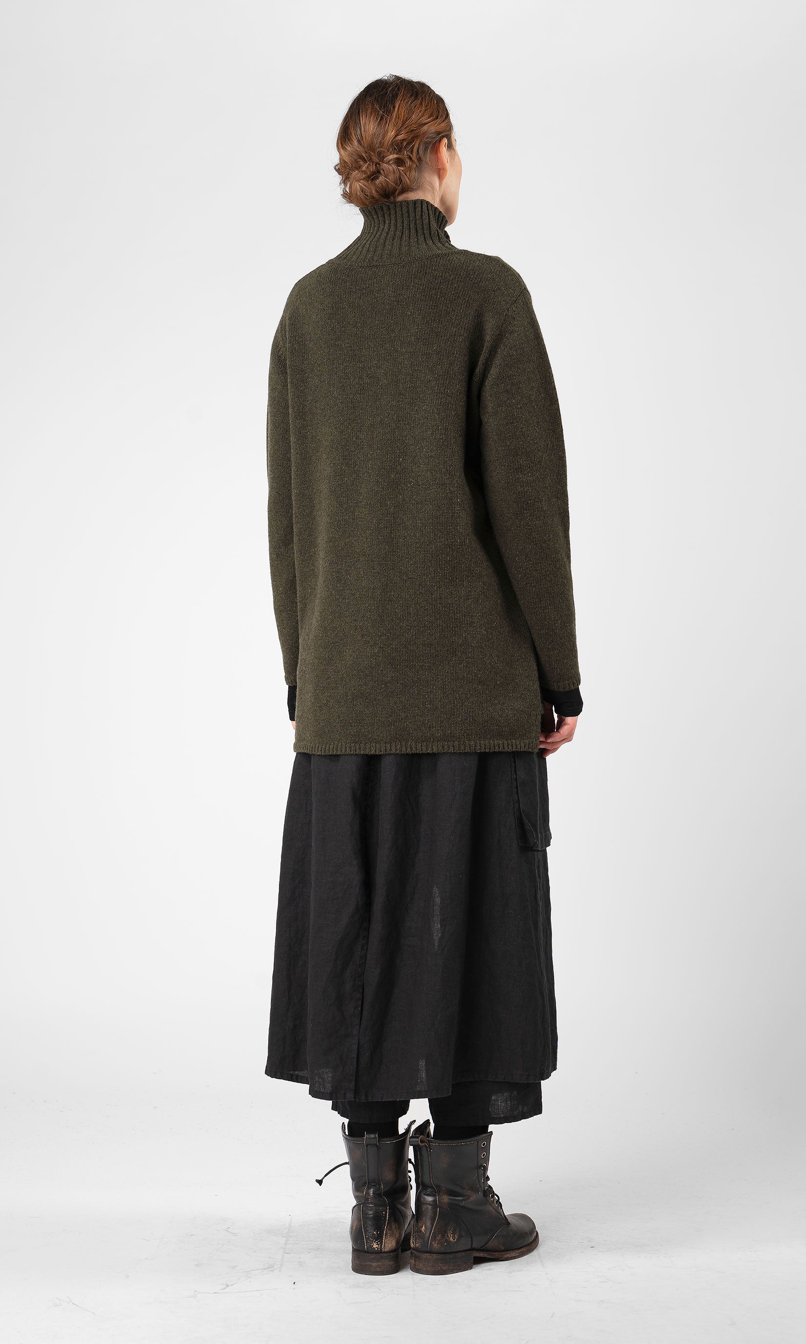 Gestricktes Poloshirt aus Wolle