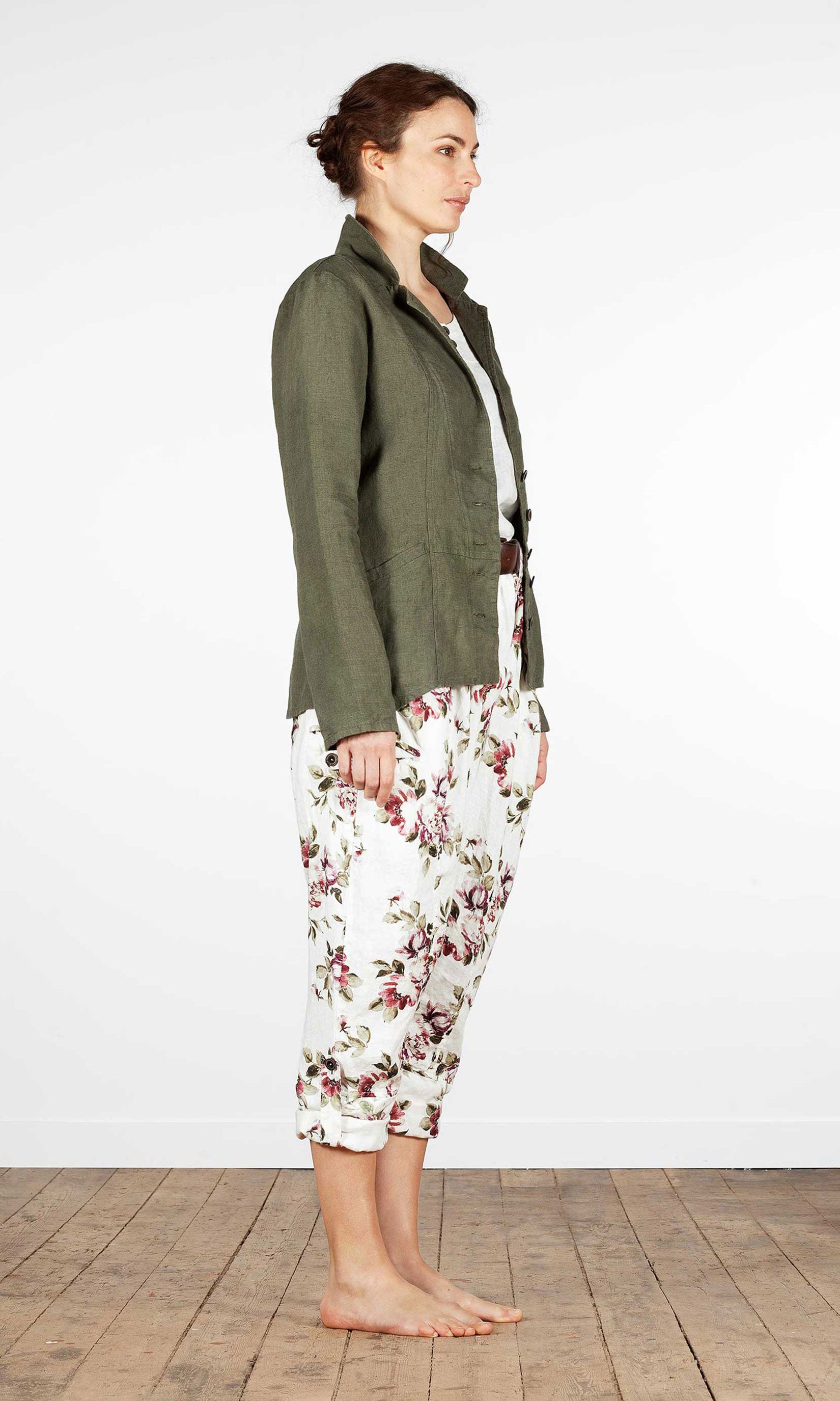 Linnekavaj i klassisk insvängd modell