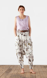 Linen harem pants