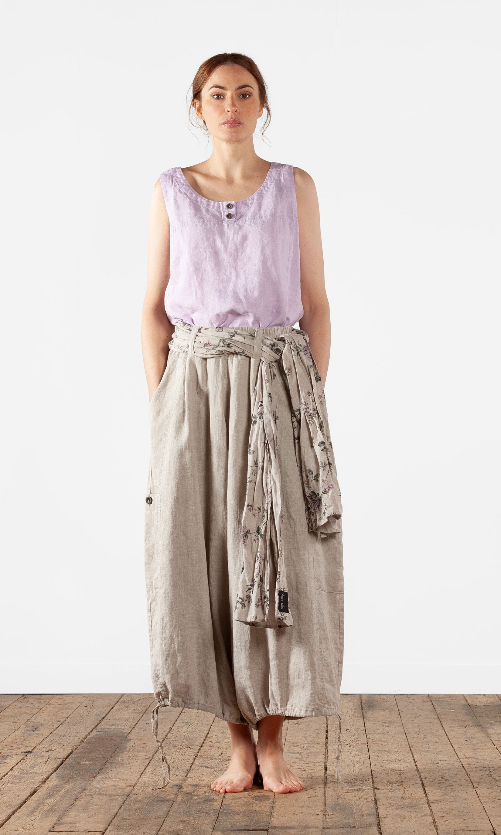 Linnescarf, rektangulär