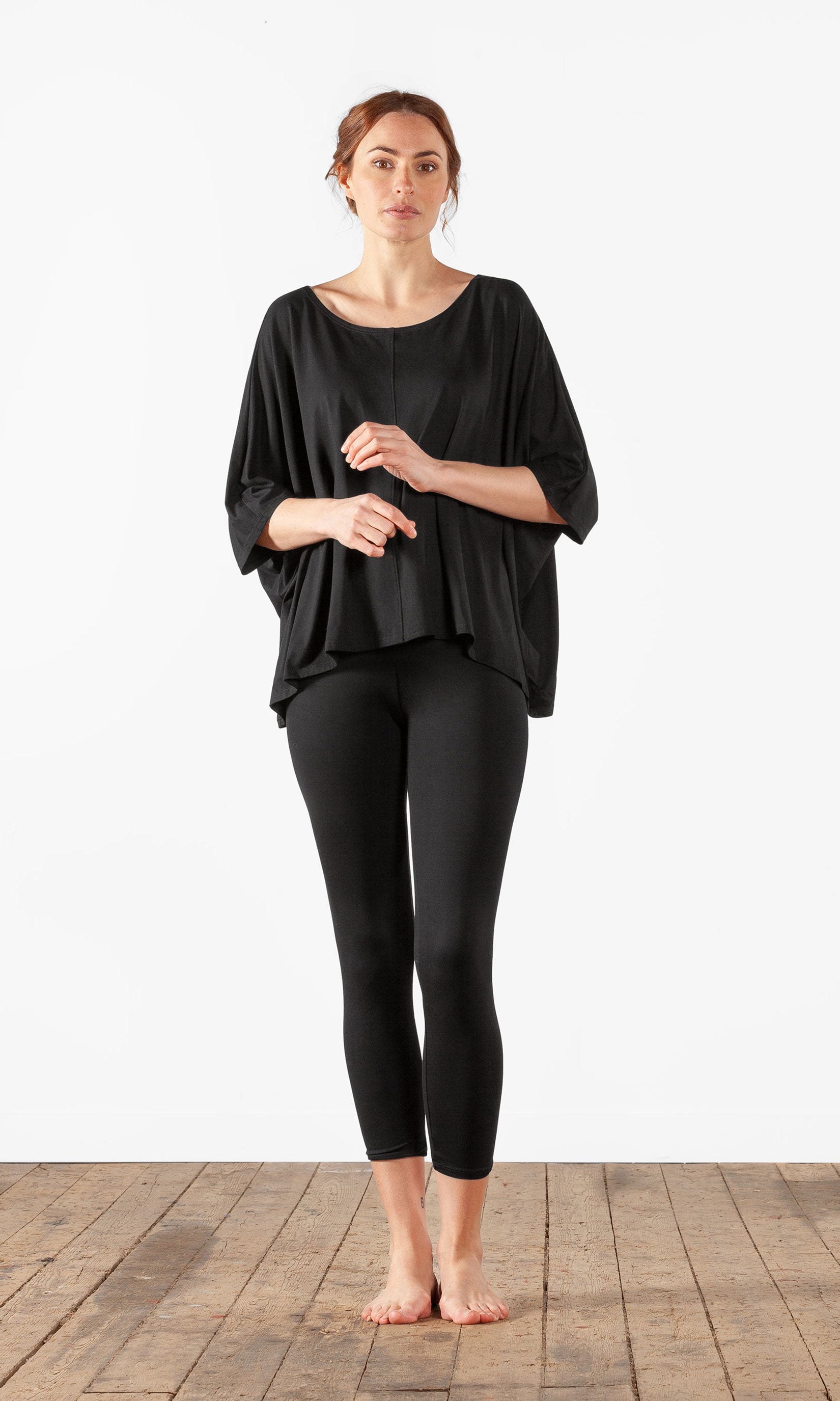 Viscose capri tights