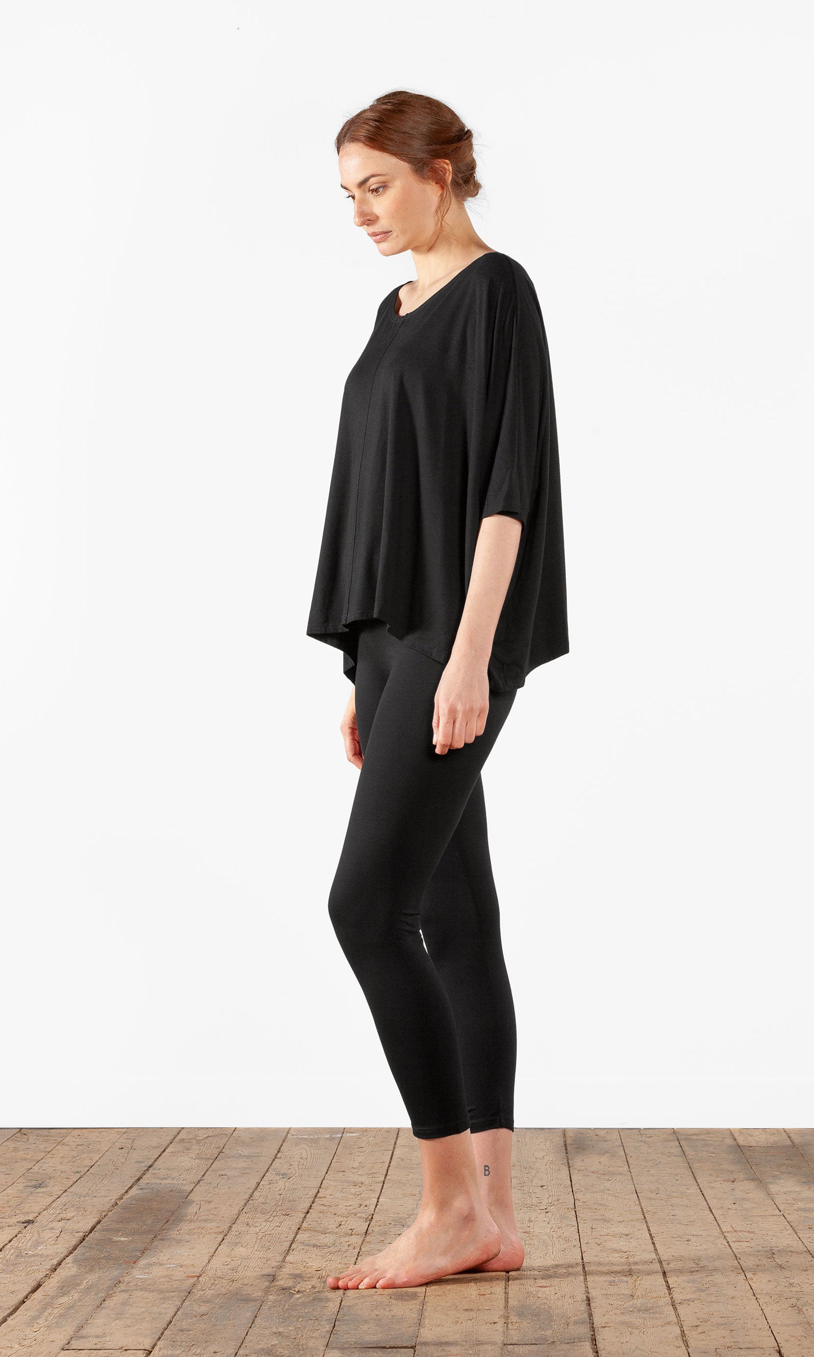 Viscose capri tights