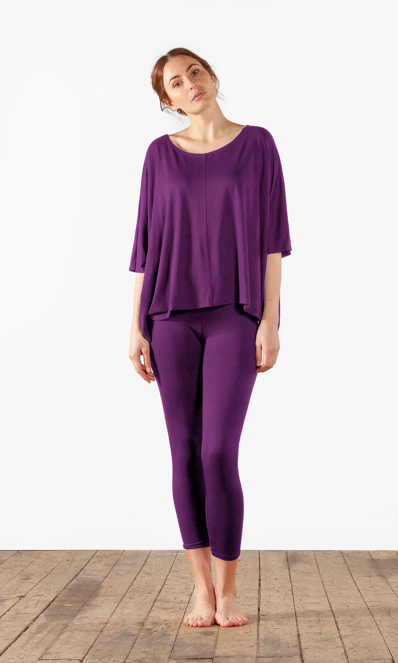 Viscose capri tights