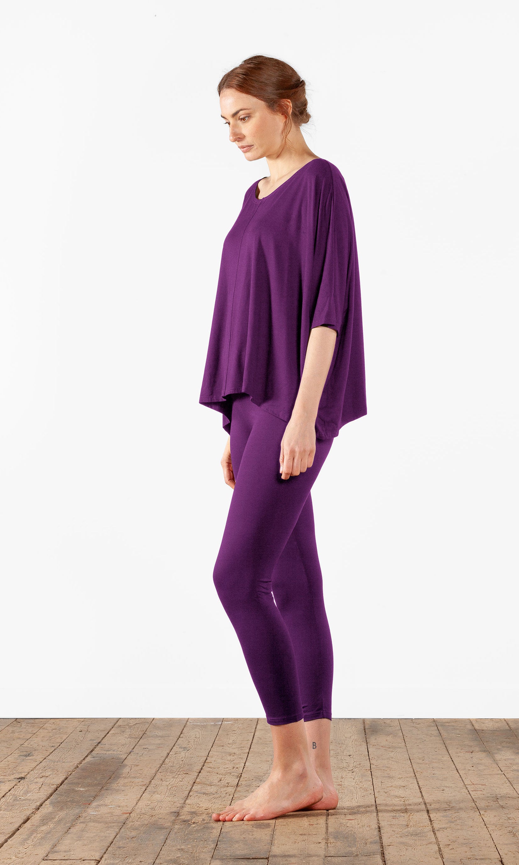 Viscose capri tights