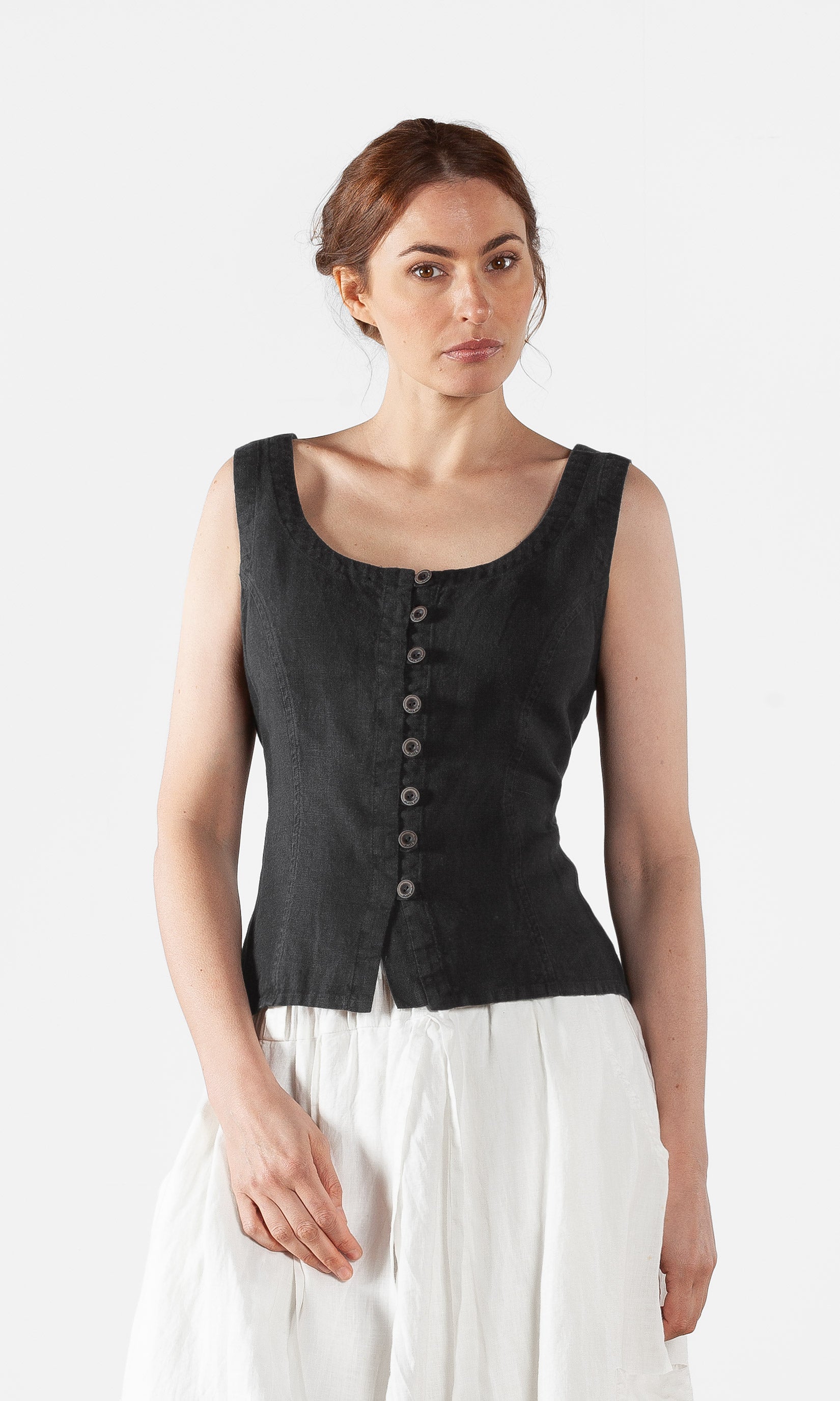 Tanktop mit Schnürung am Rücken