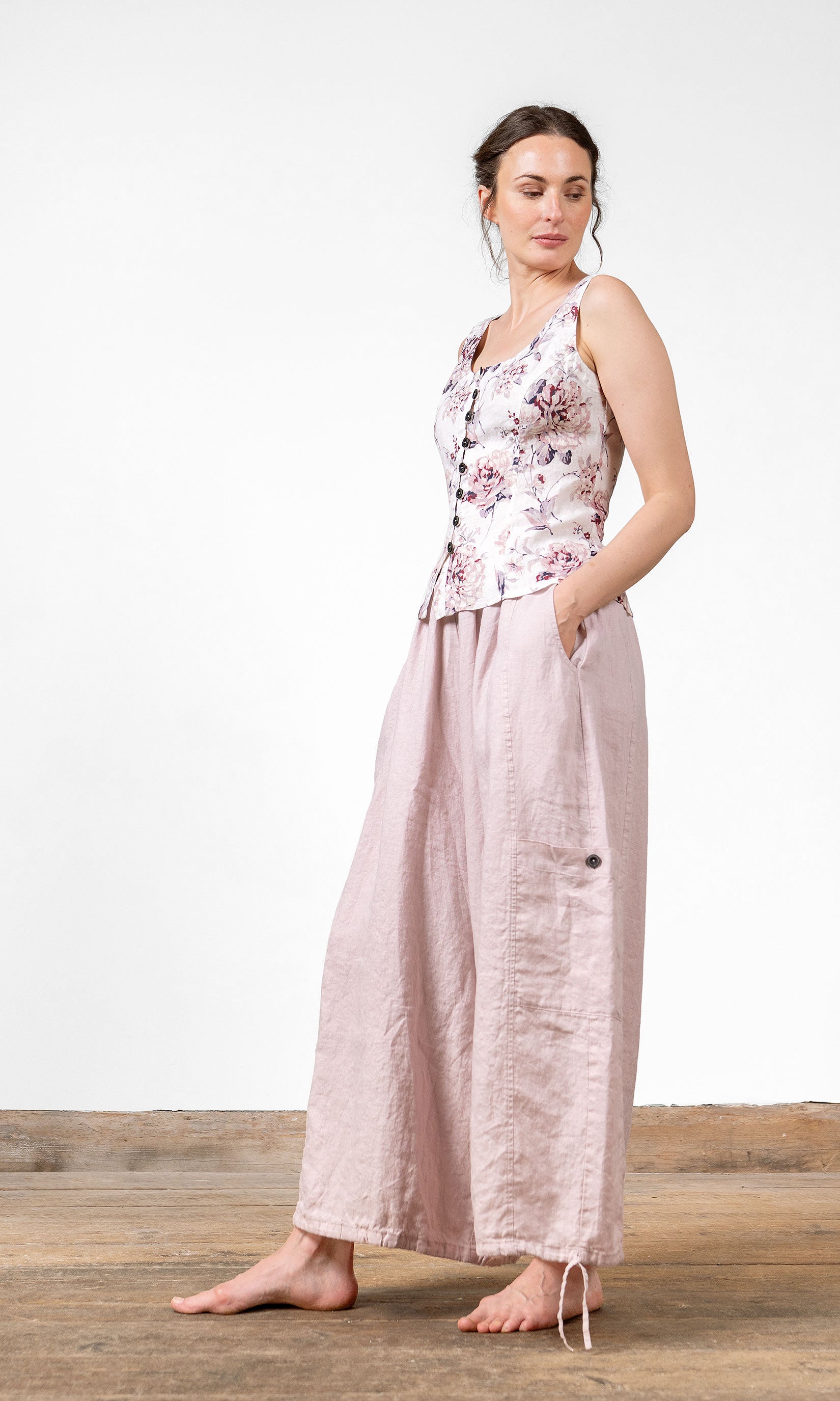 Tanktop mit Schnürung am Rücken