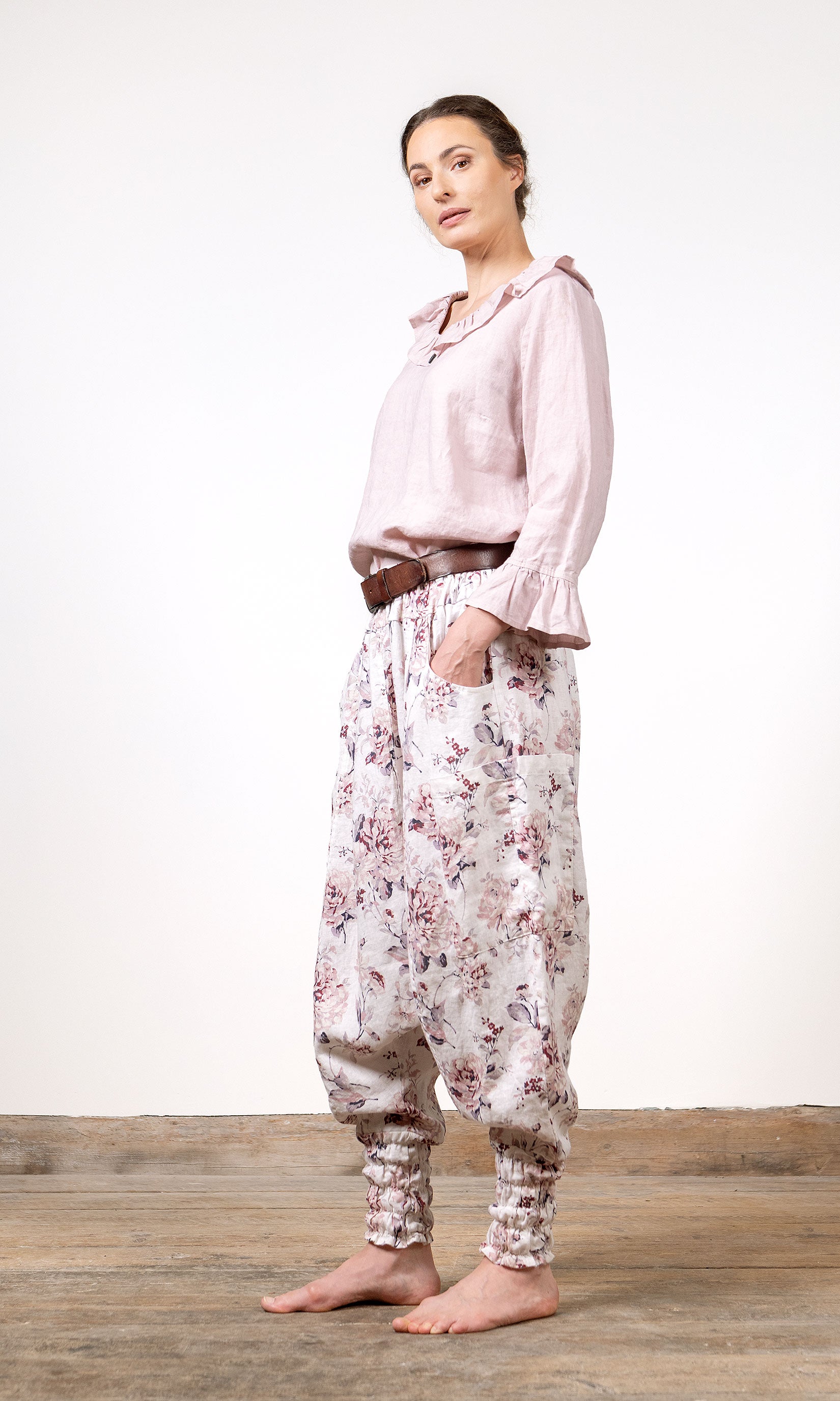 Haremshose aus Leinen