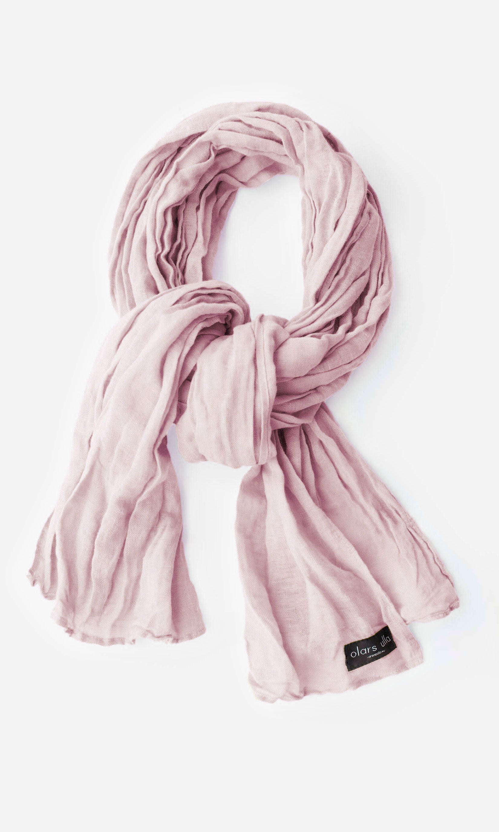 Rosa linnescarf, rektangulär - från Olars Ulla