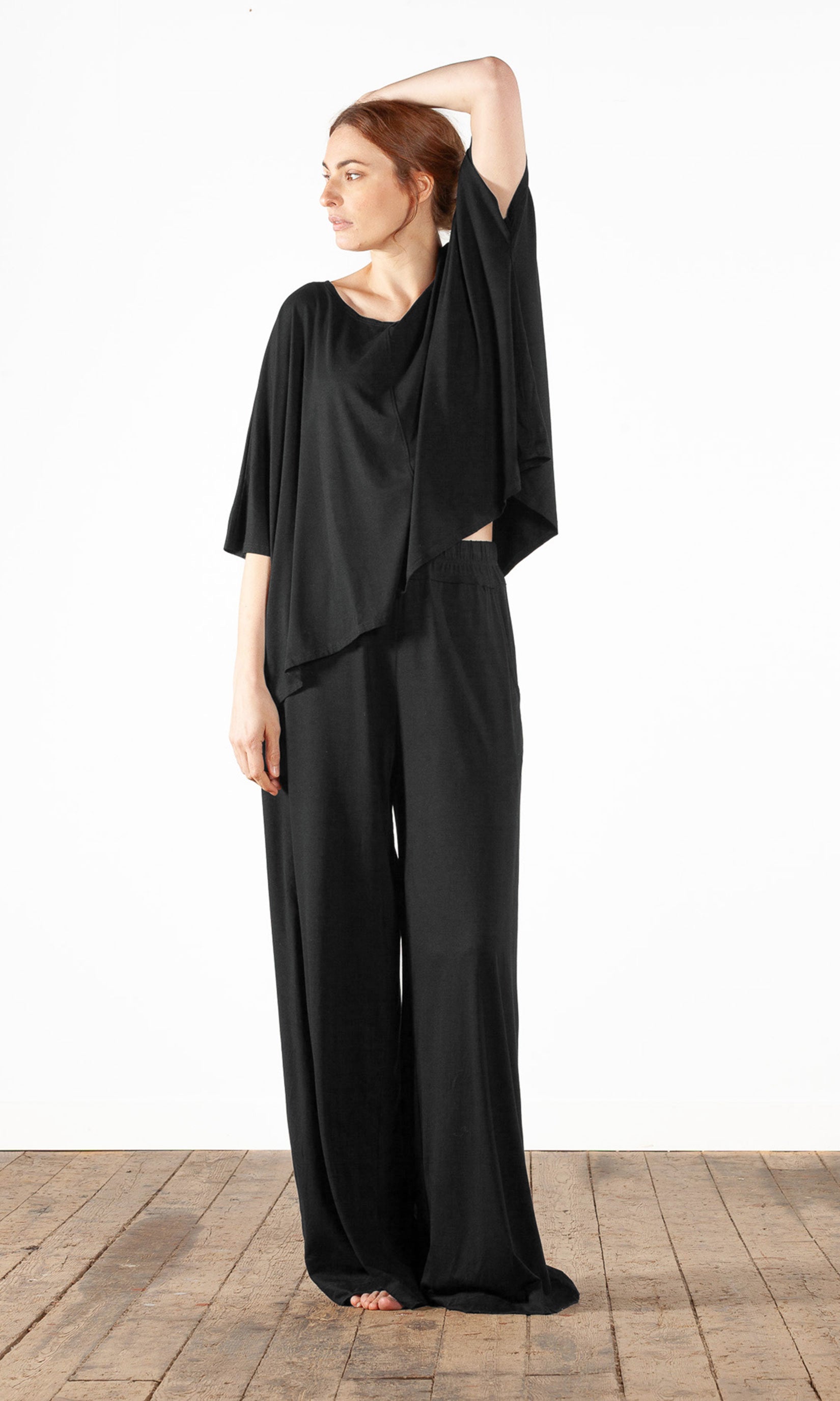 Gerade Hose aus Viskose