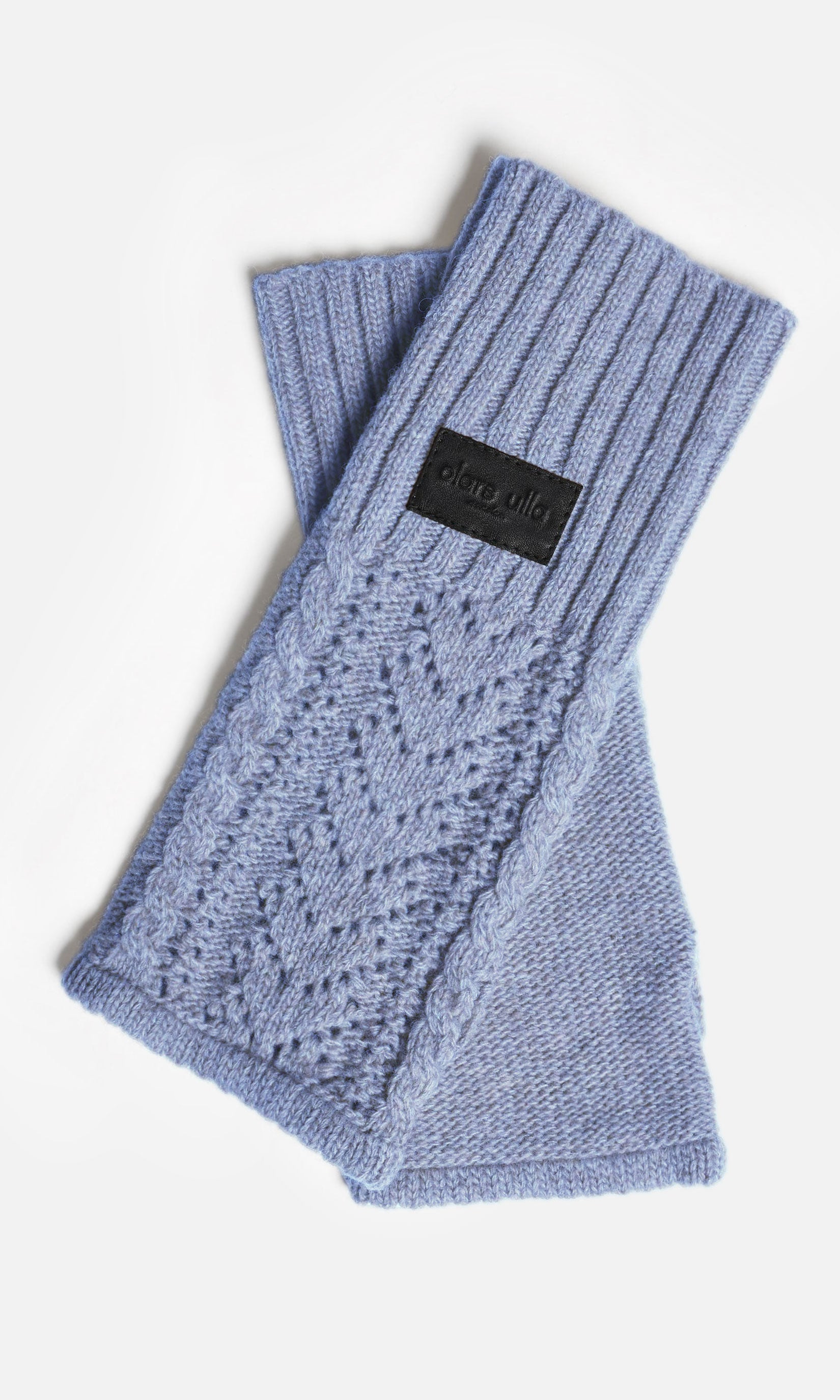Wool fingerless gloves