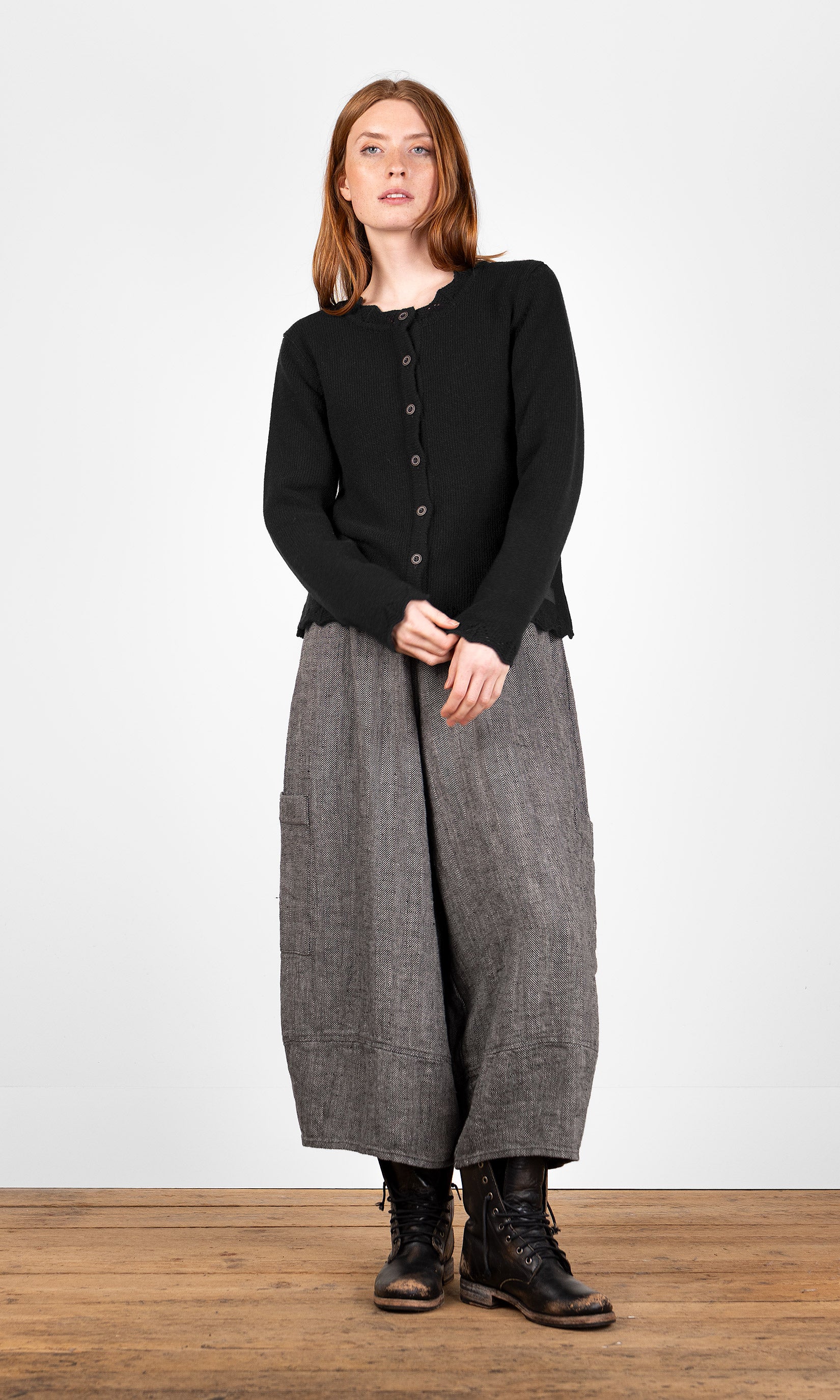 Ullcardigan med knapper