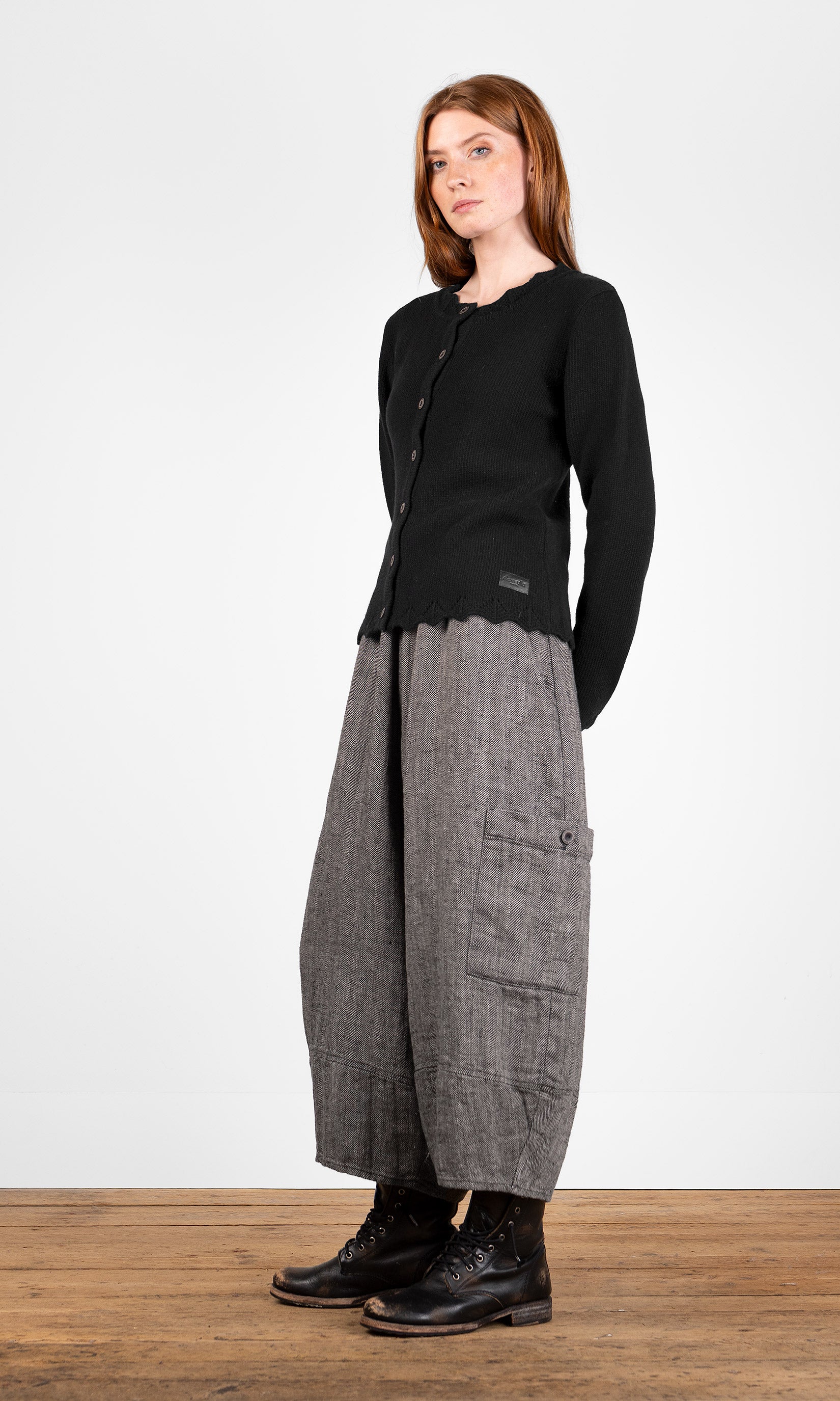 Ullcardigan med knapper