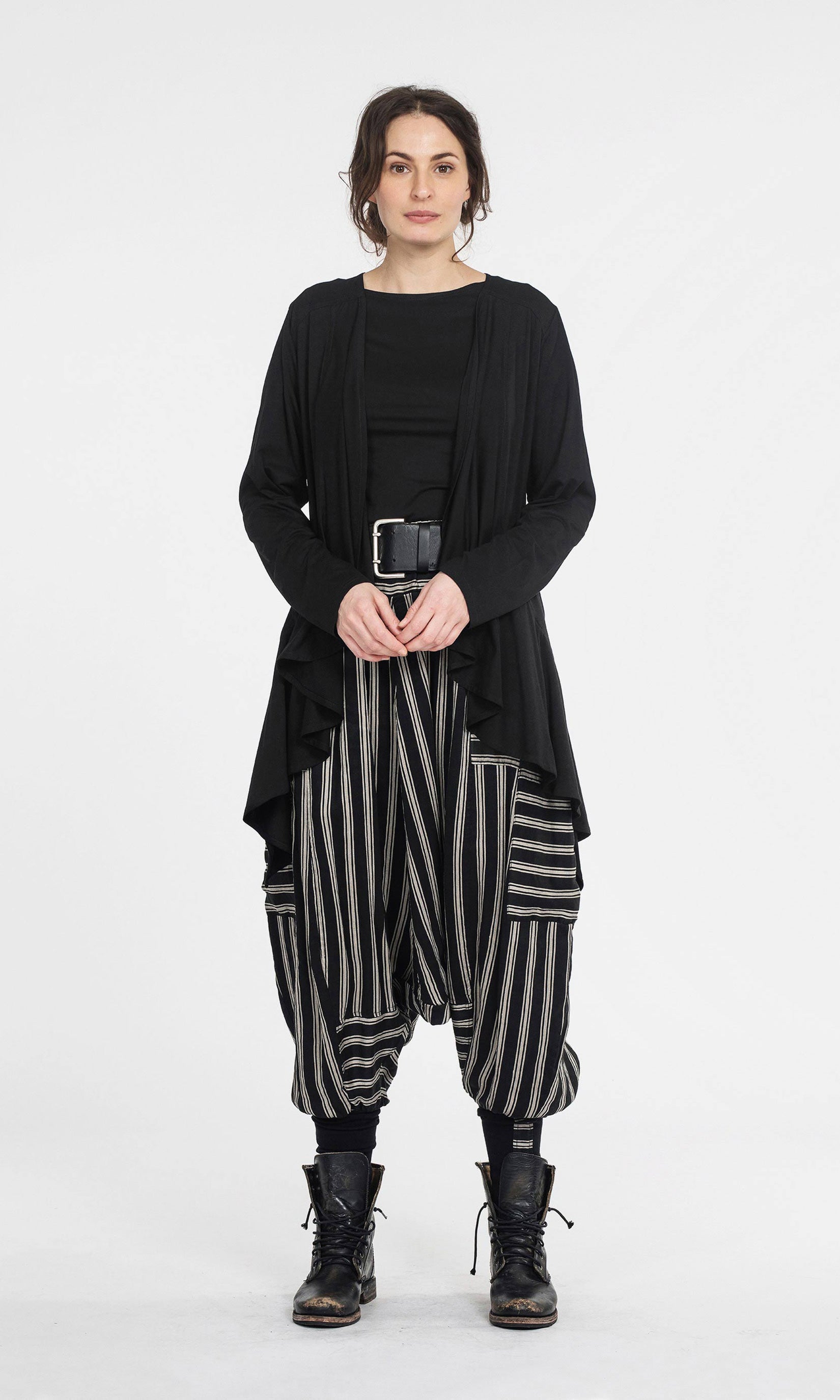 Viscose blouse with flaps