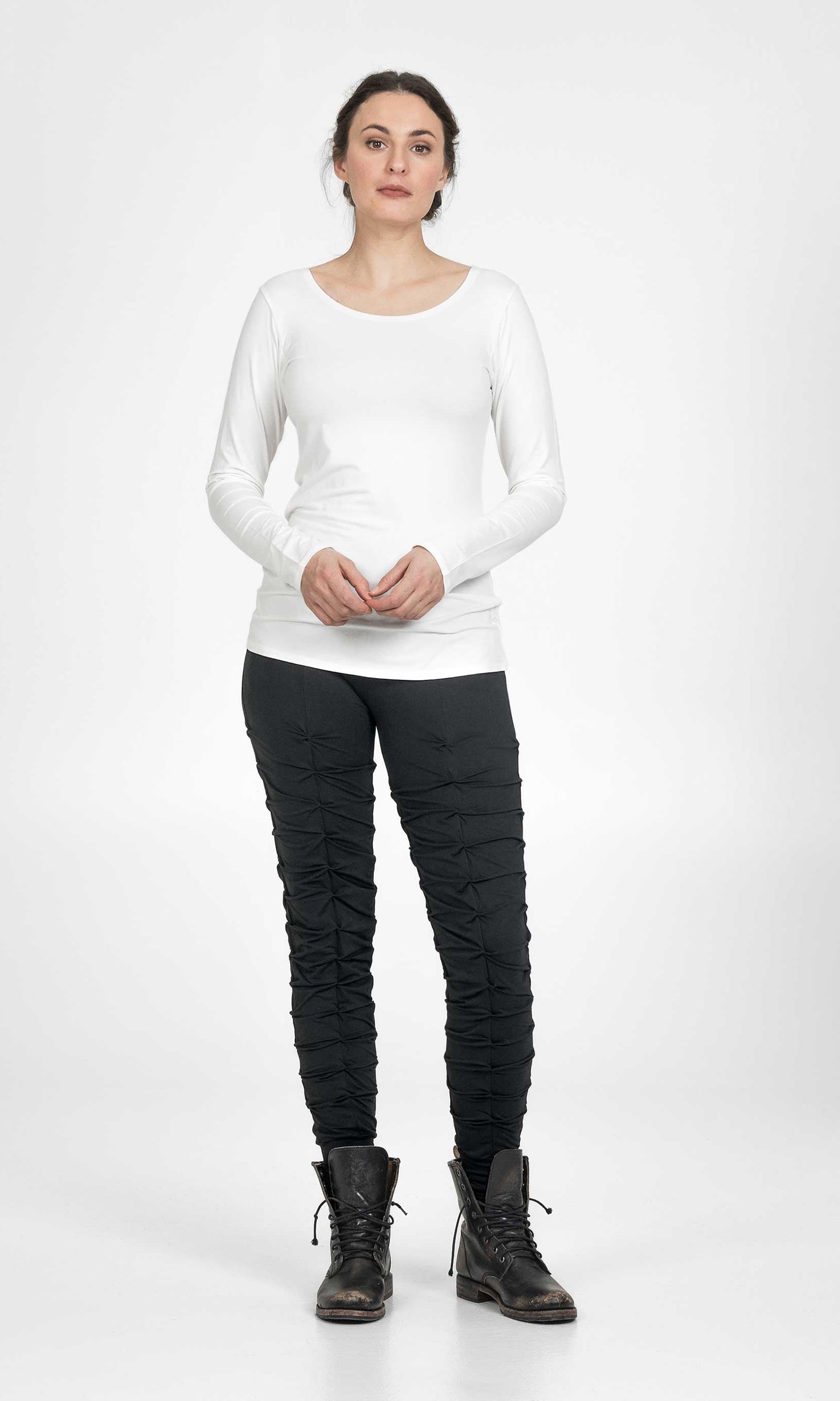 Pleated tights