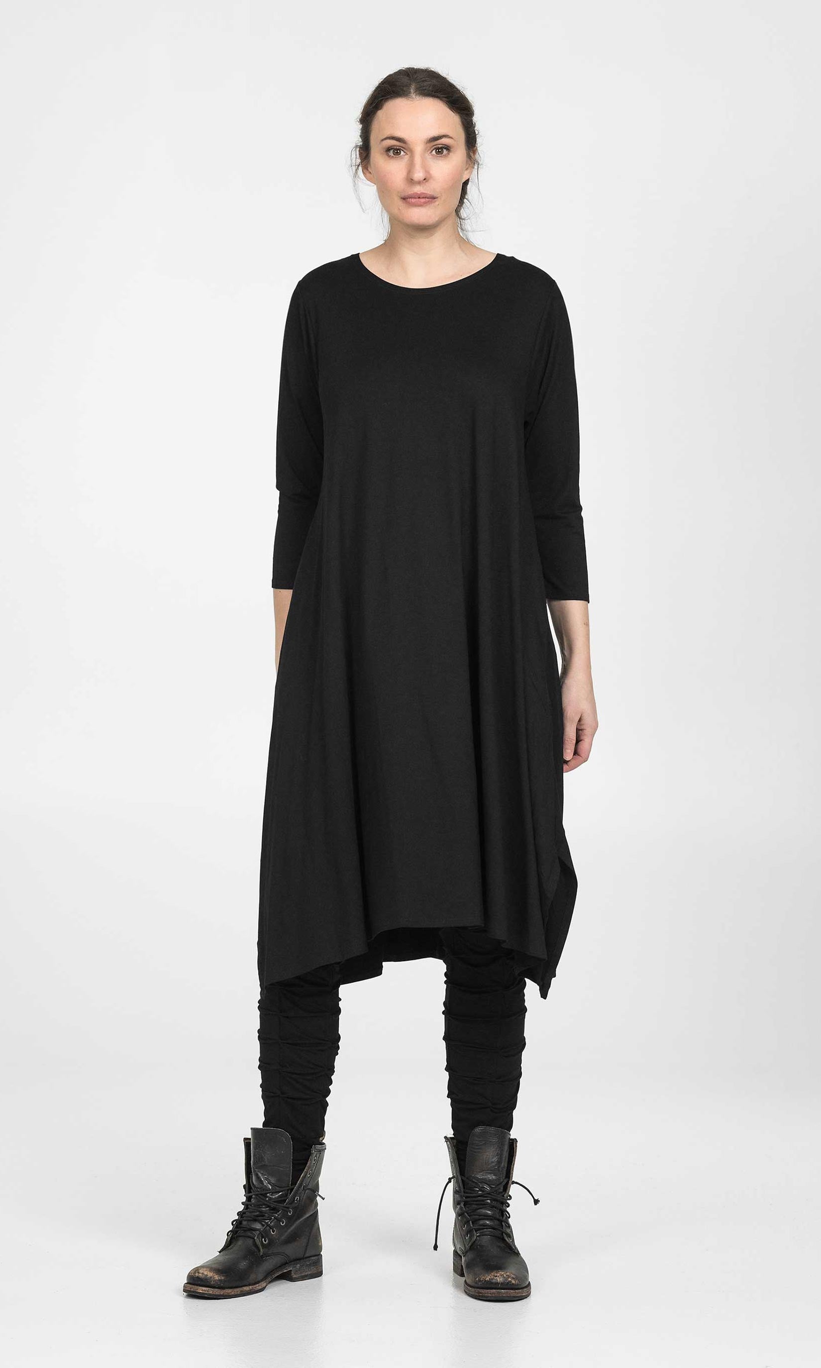 Oversize viscose dress