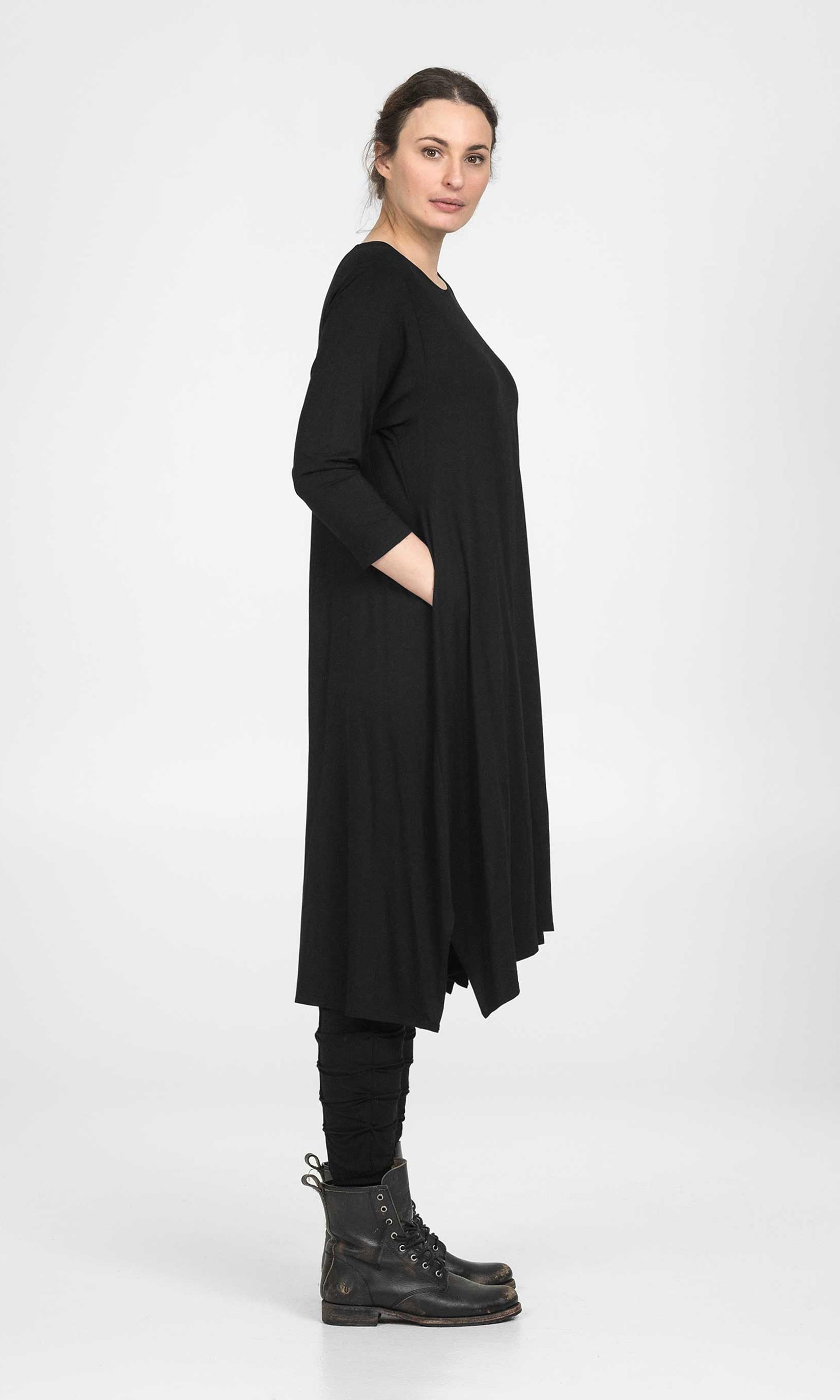 Oversize viscose dress