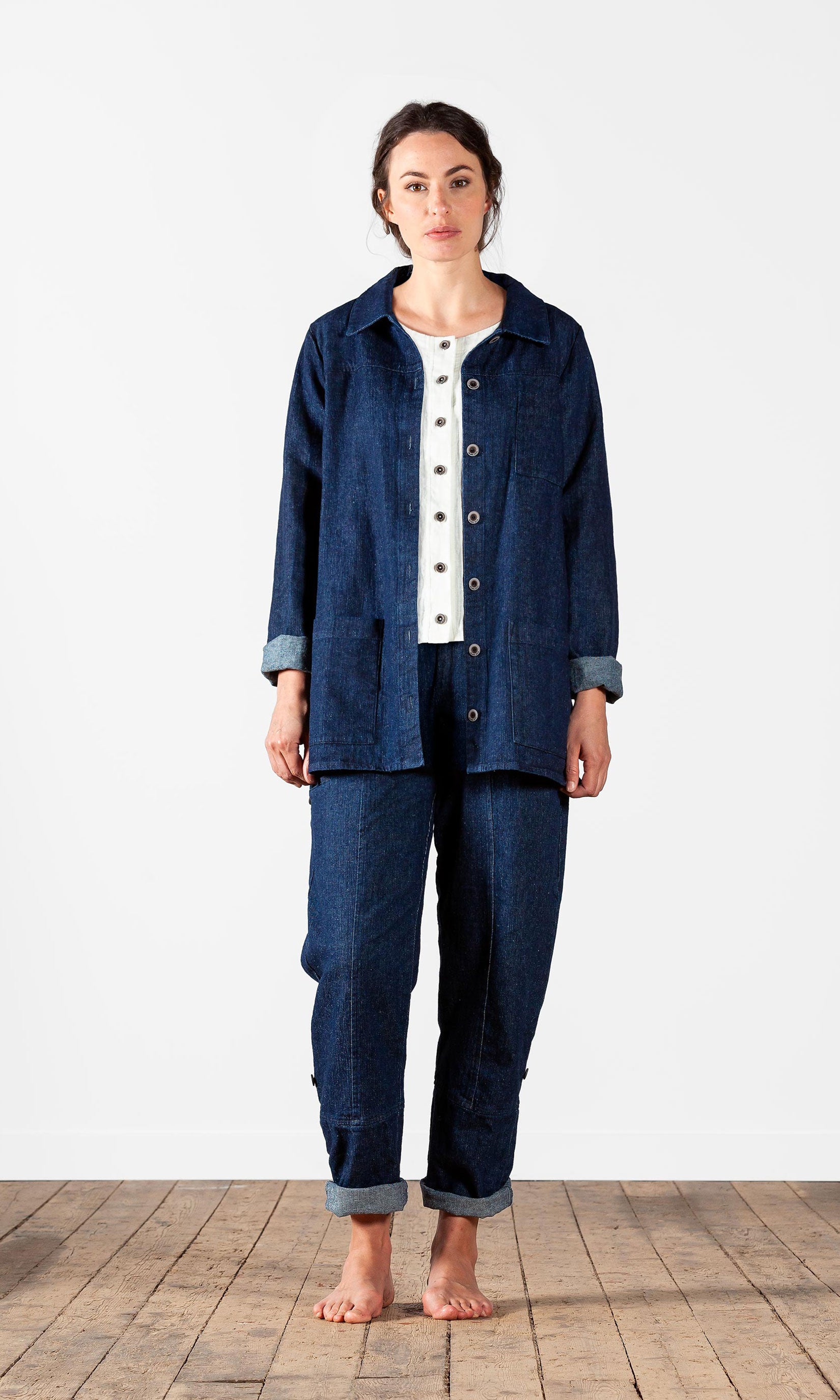Oversize jeansjacka