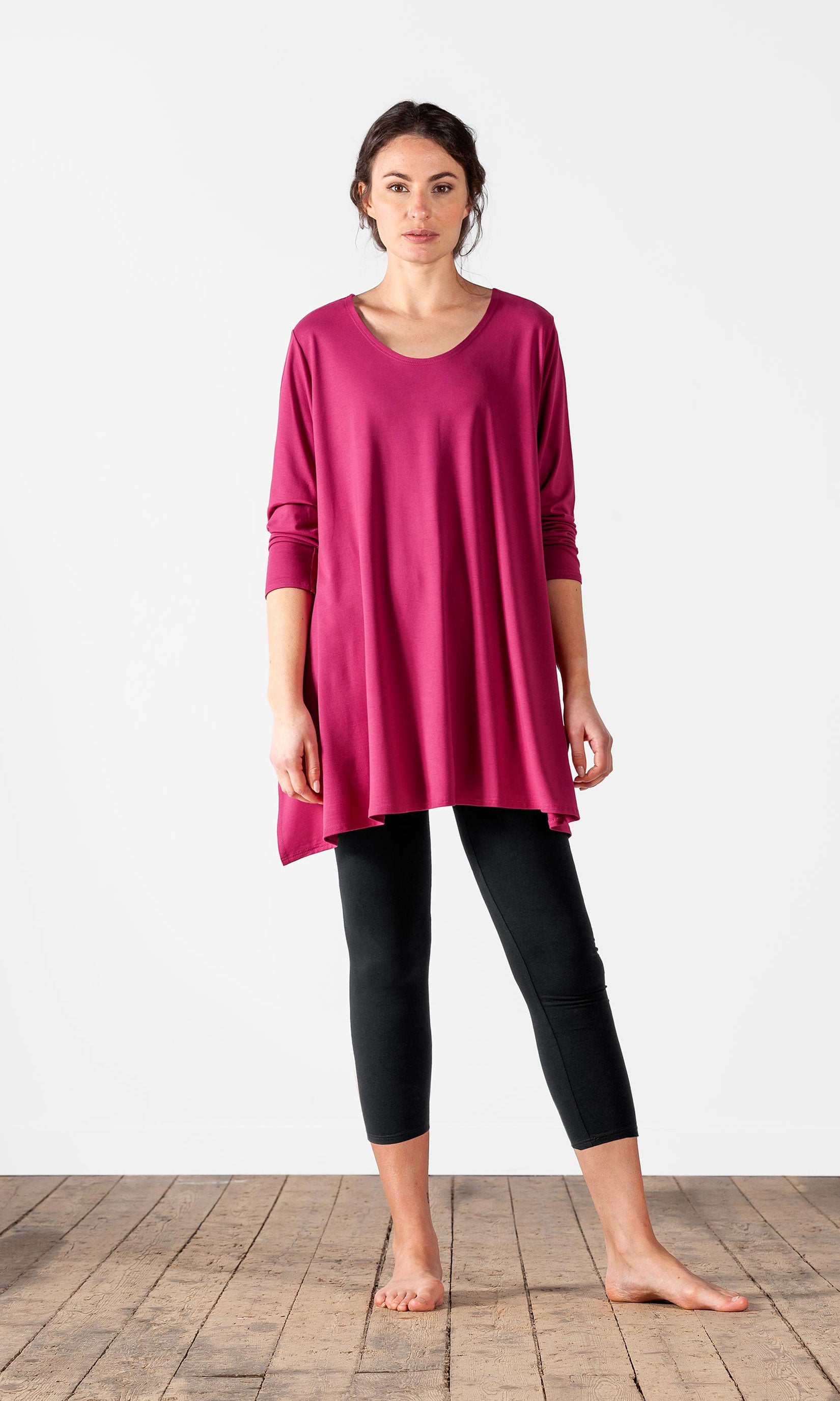 Viscose top in A-line shape