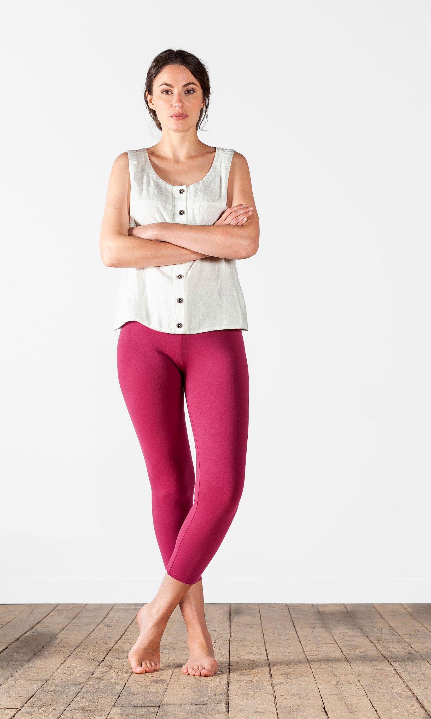 Capri tights in viscose