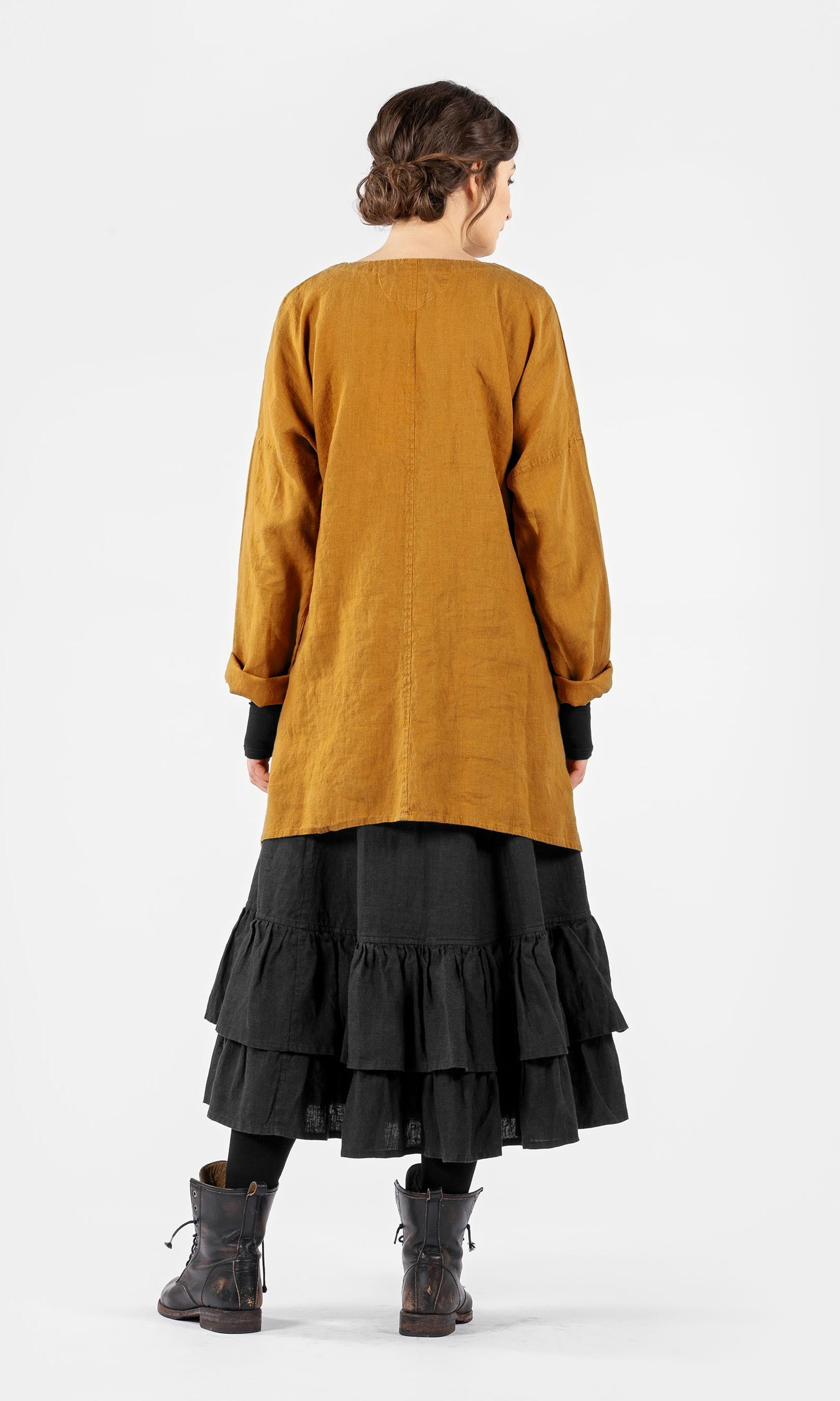Oversize linnetunika med a-linjeform