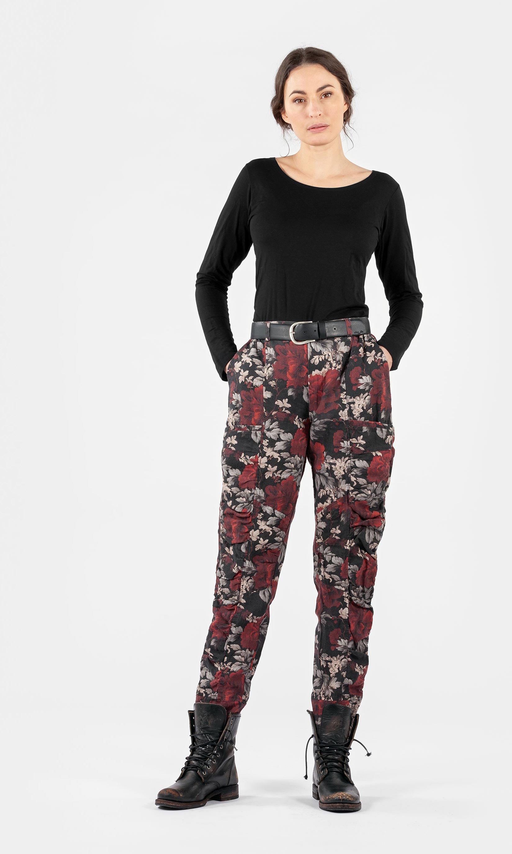 Bundfaltenhose aus Leinen