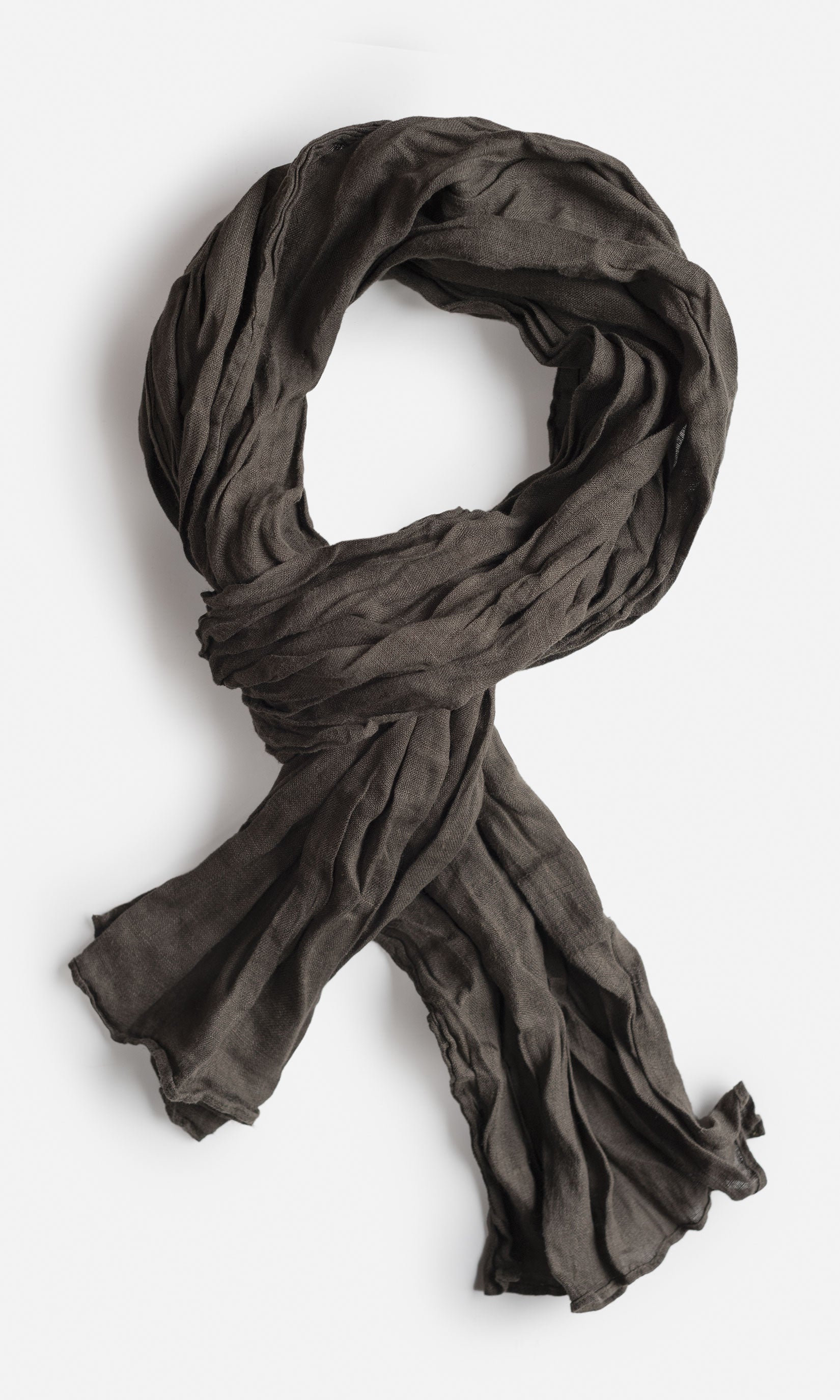 Rectangular linen scarf