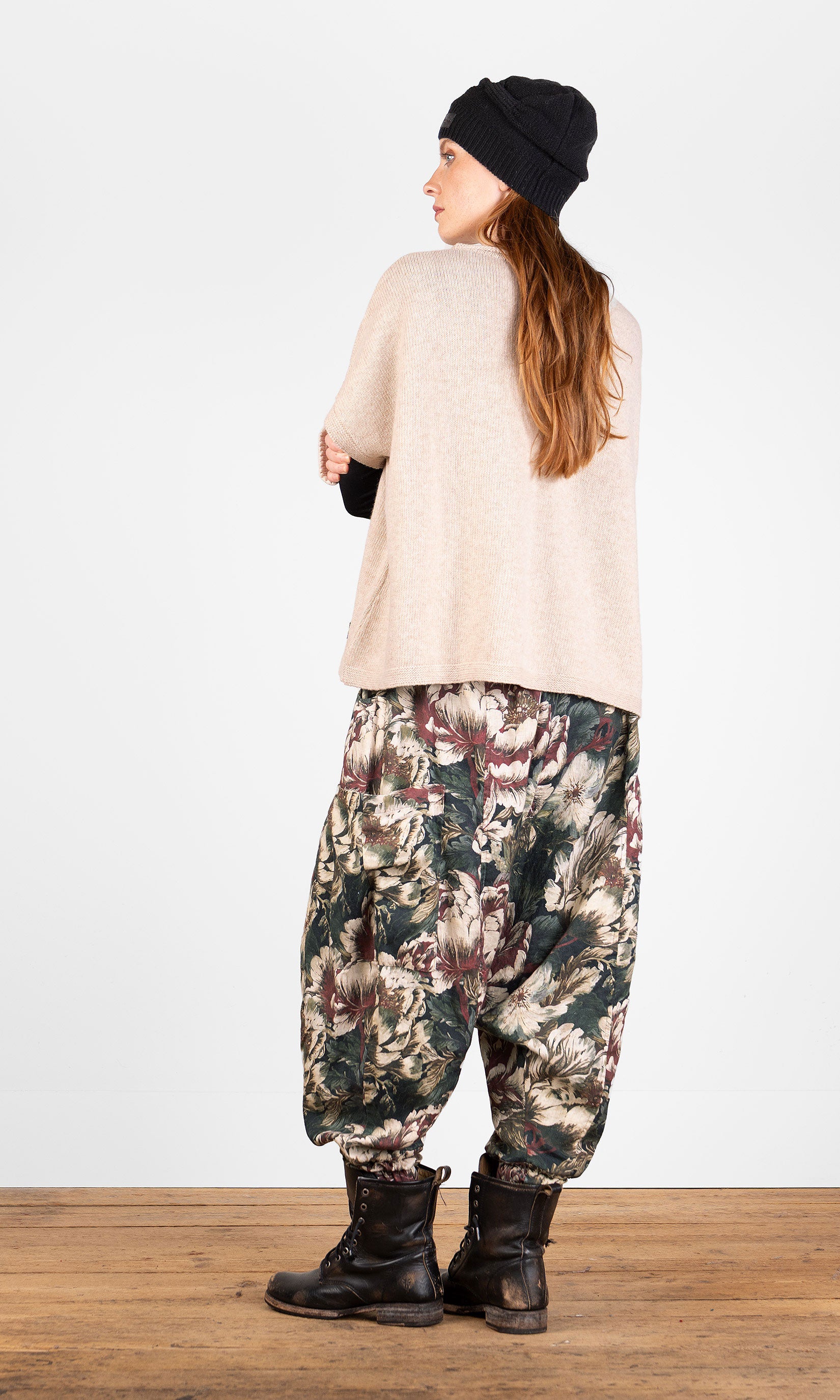 Strikket ullvest, oversized