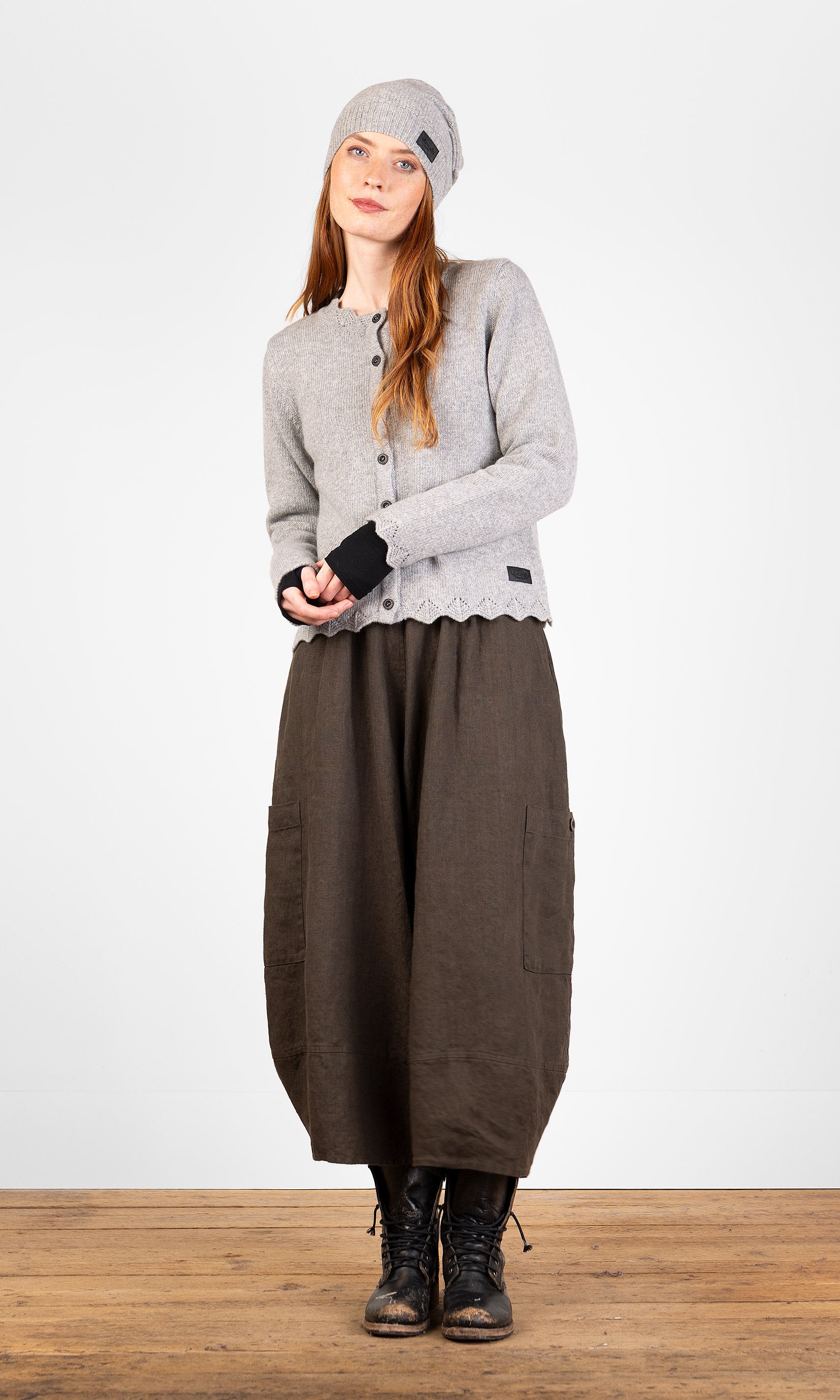 Ullcardigan med knapper