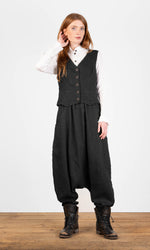 Suit waistcoat in linen, lined